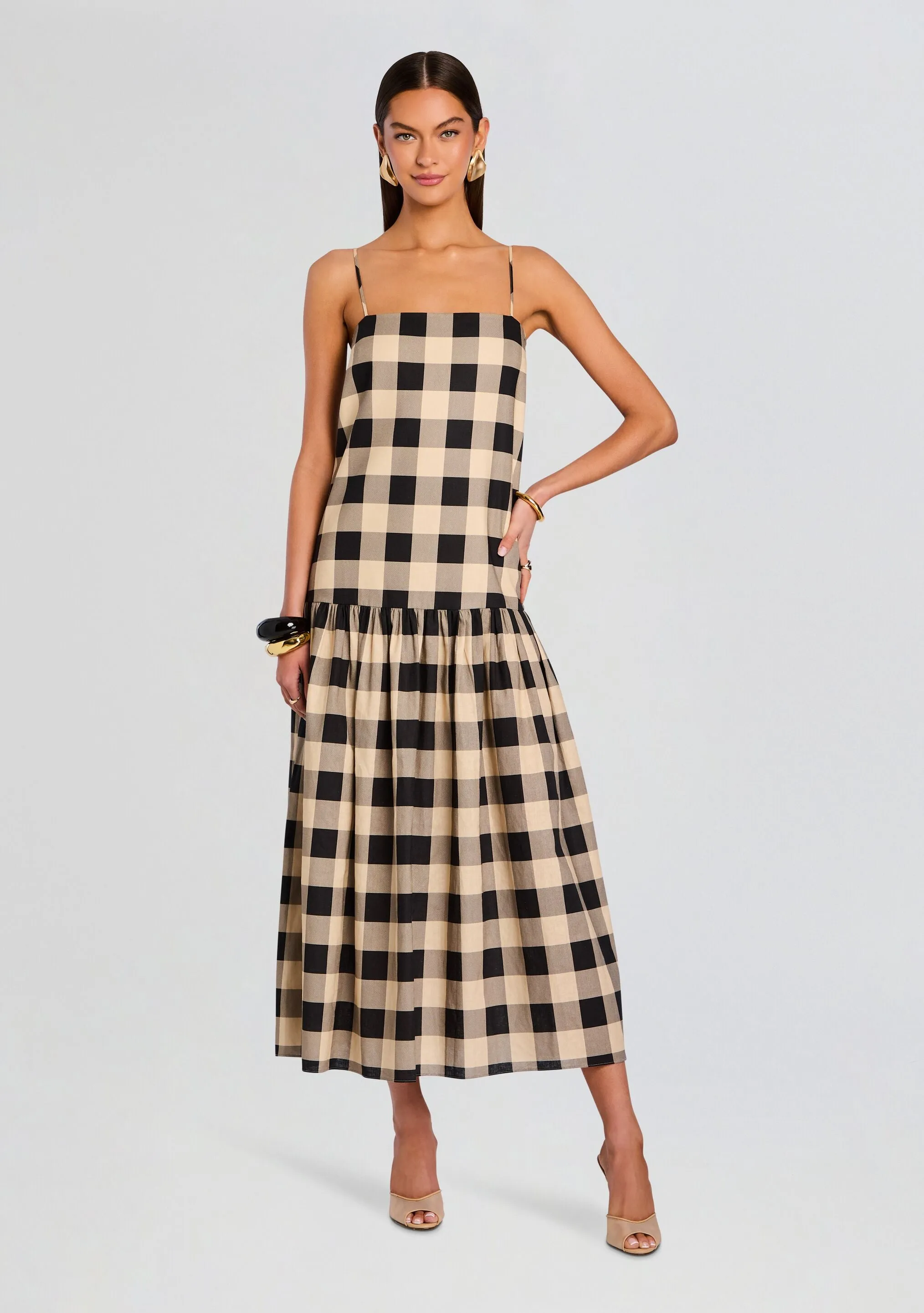 Aydan Linen Maxi Dress sold by Retrofete