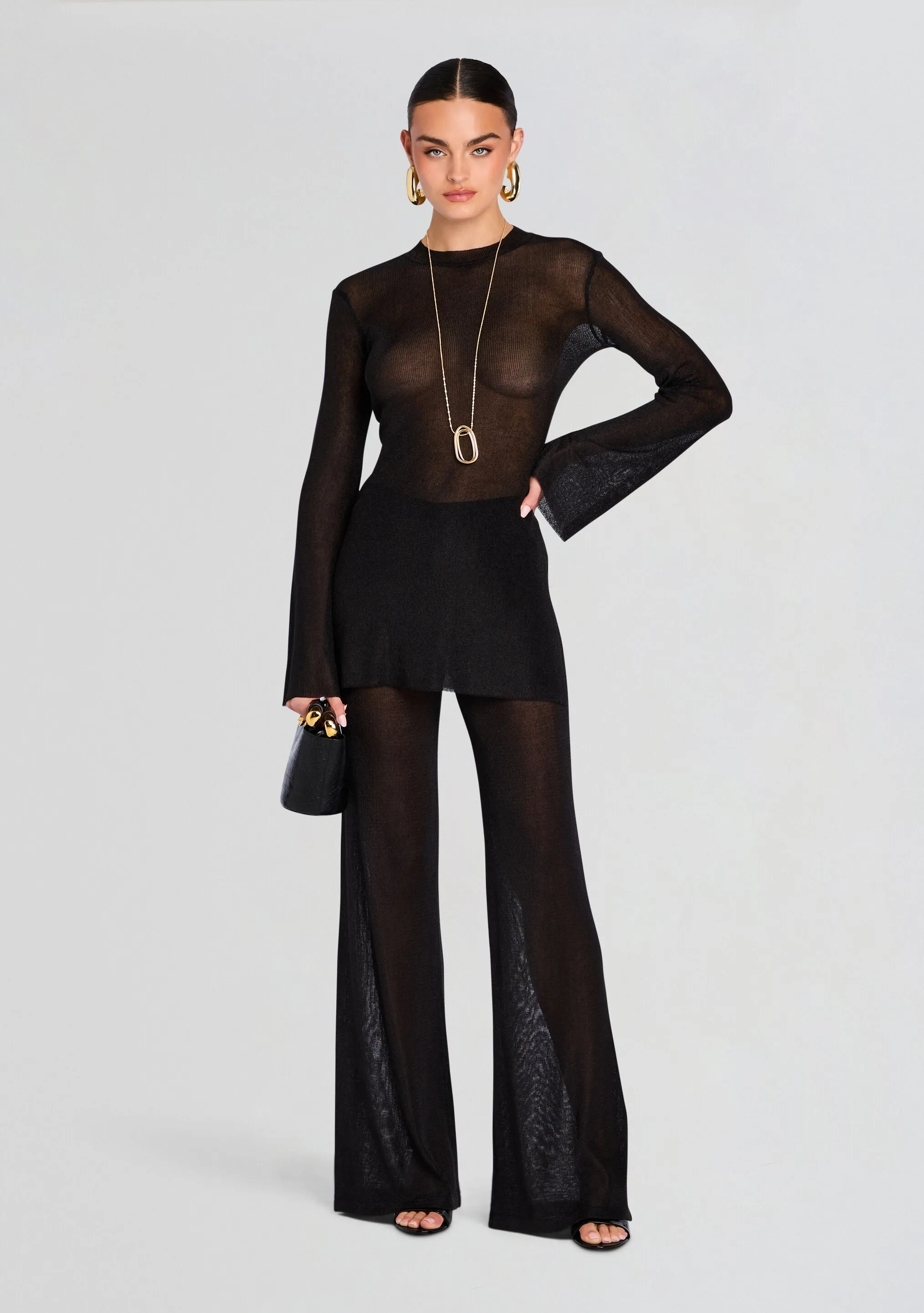 Ines Metallic Knit Top sold by Retrofete product image thumbnail 5