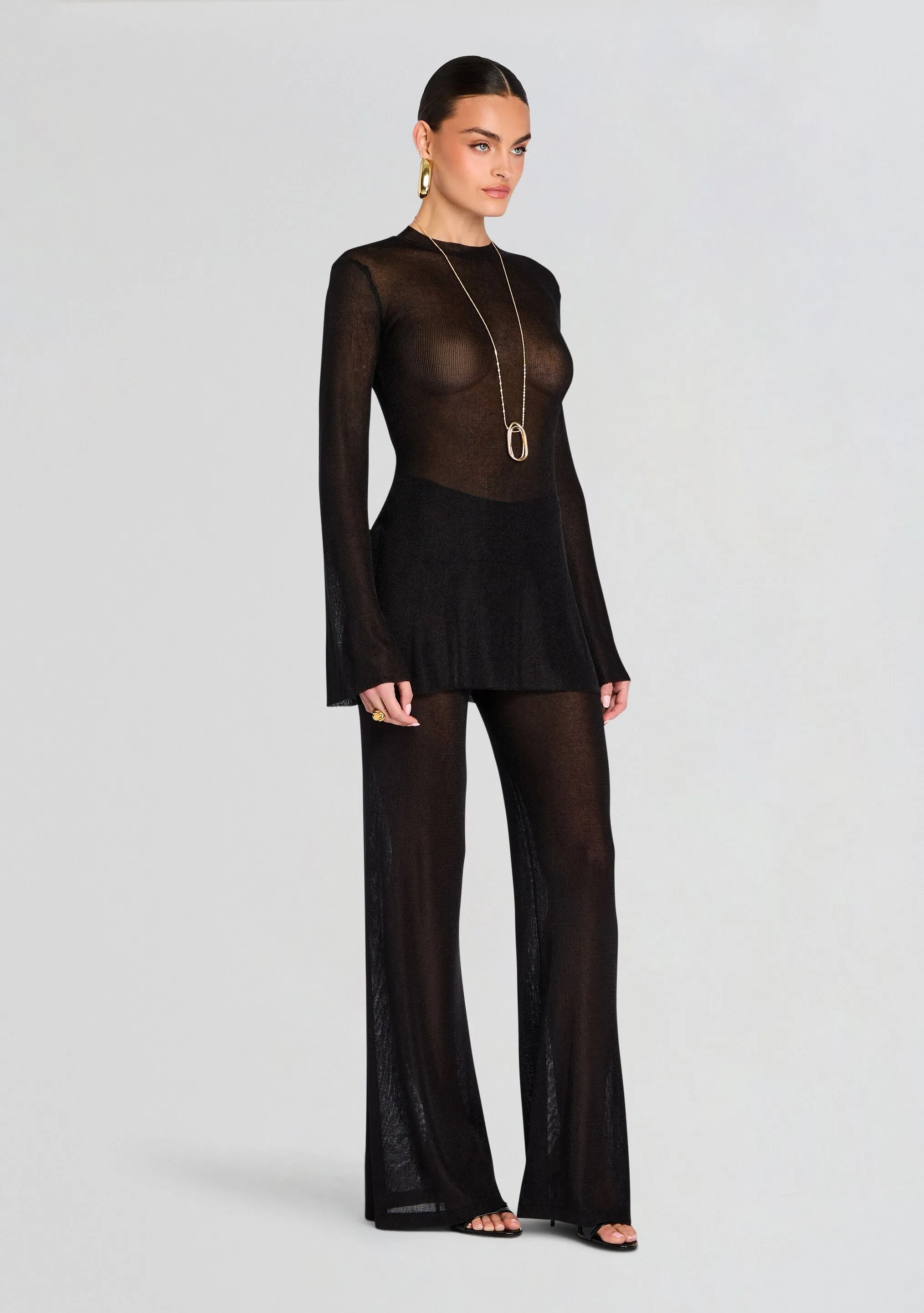 Ines Metallic Knit Top sold by Retrofete product image thumbnail 3