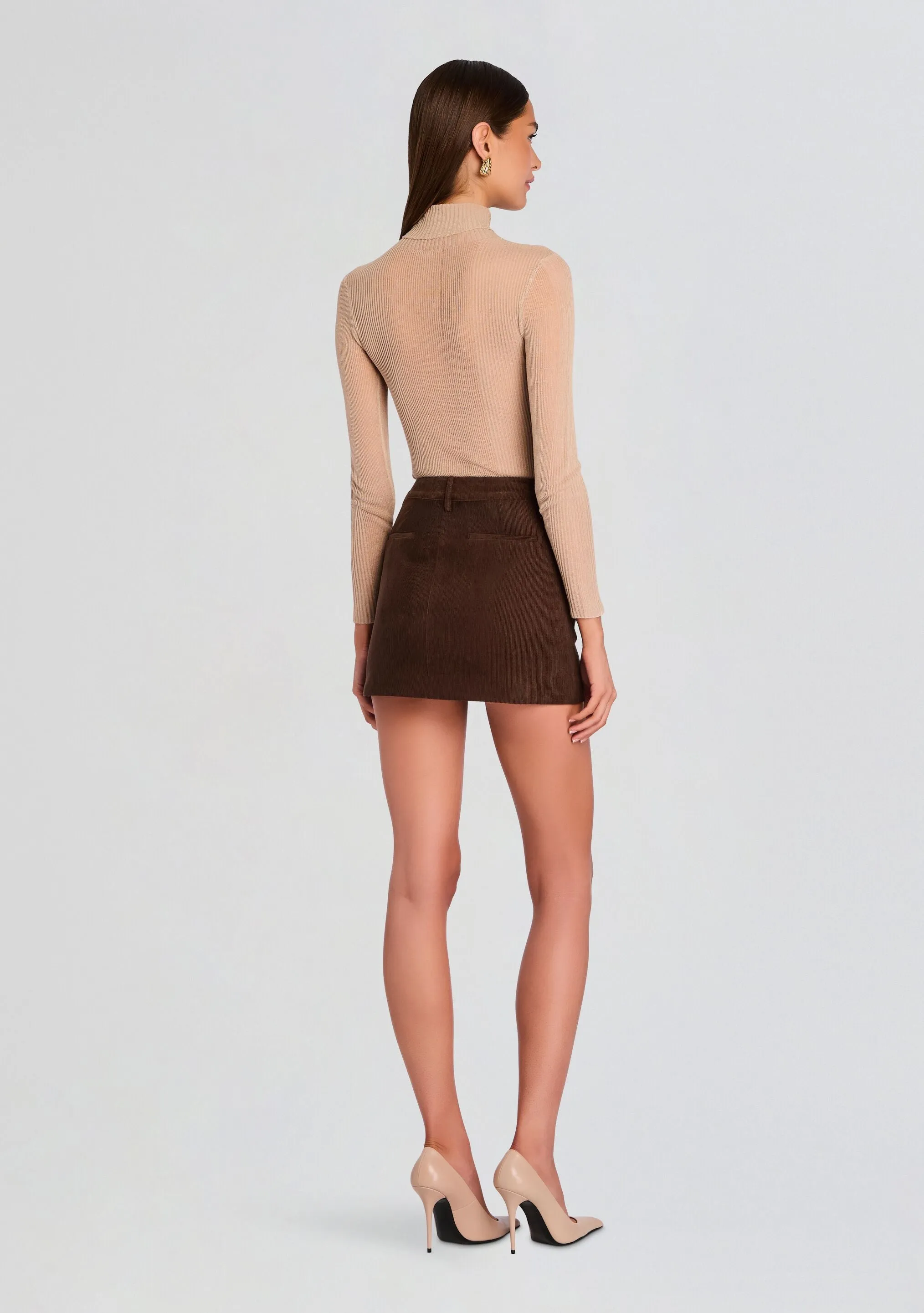 Azalea Corduroy Mini Skirt sold by Retrofete product image thumbnail 4
