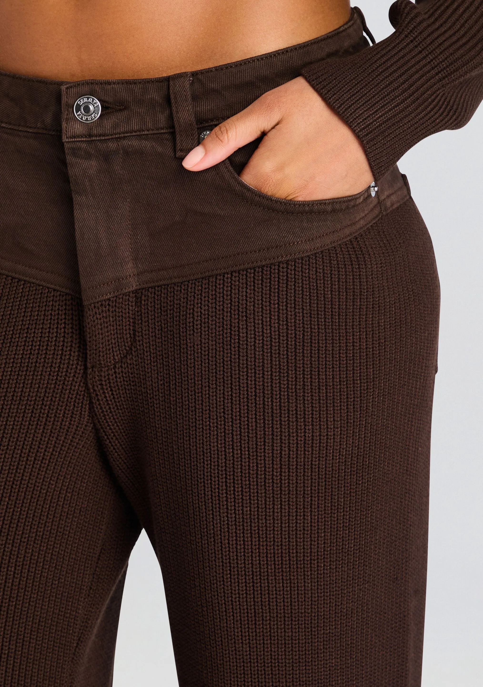 Chani Knit Denim Pant sold by Retrofete product image thumbnail 2