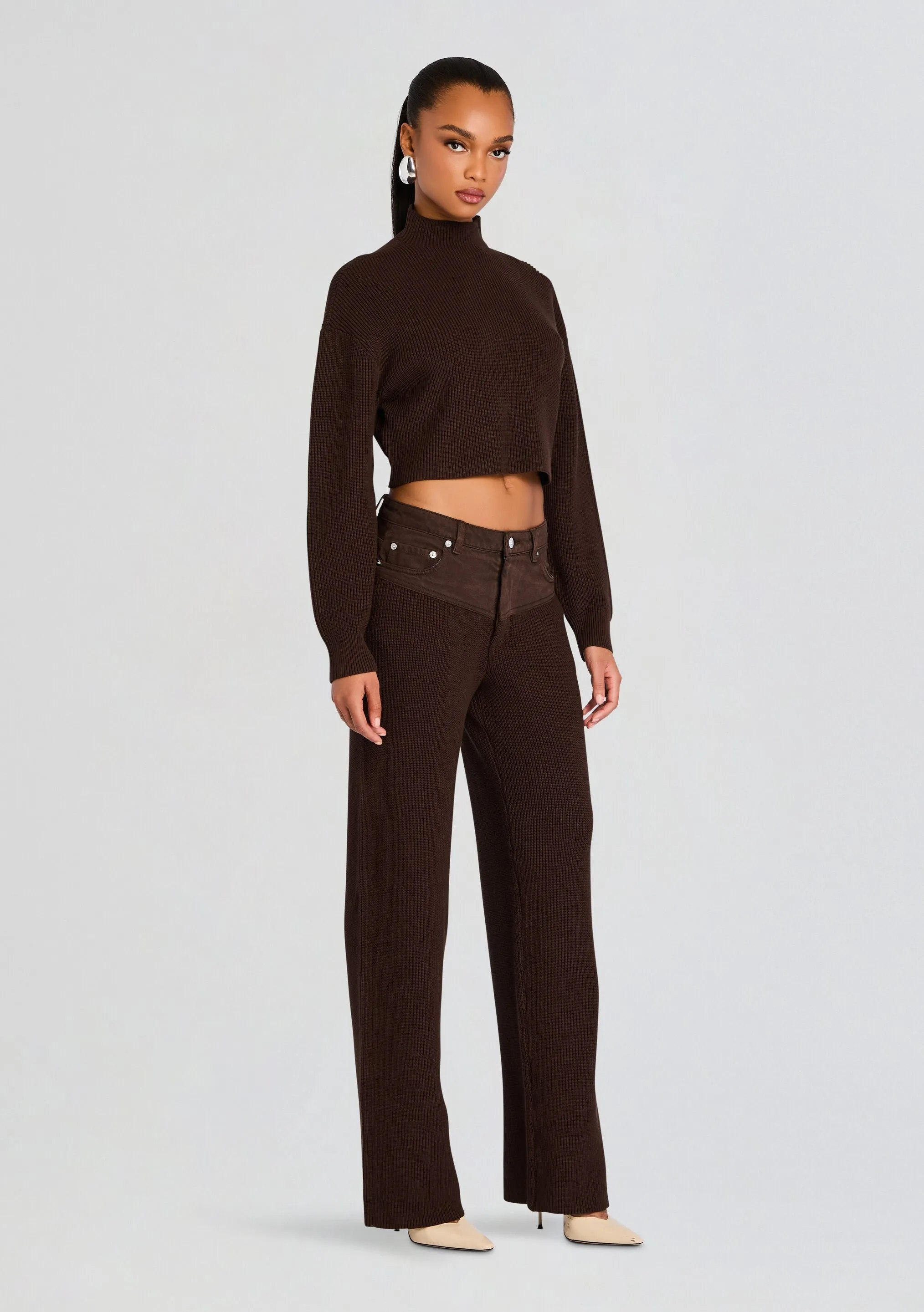 Chani Knit Denim Pant sold by Retrofete product image thumbnail 3