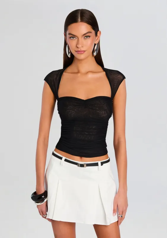 Lille Mesh Top sold by Retrofete