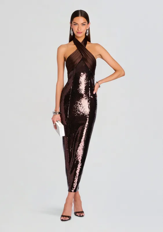 Tamra Sequin Dress sold by Retrofete