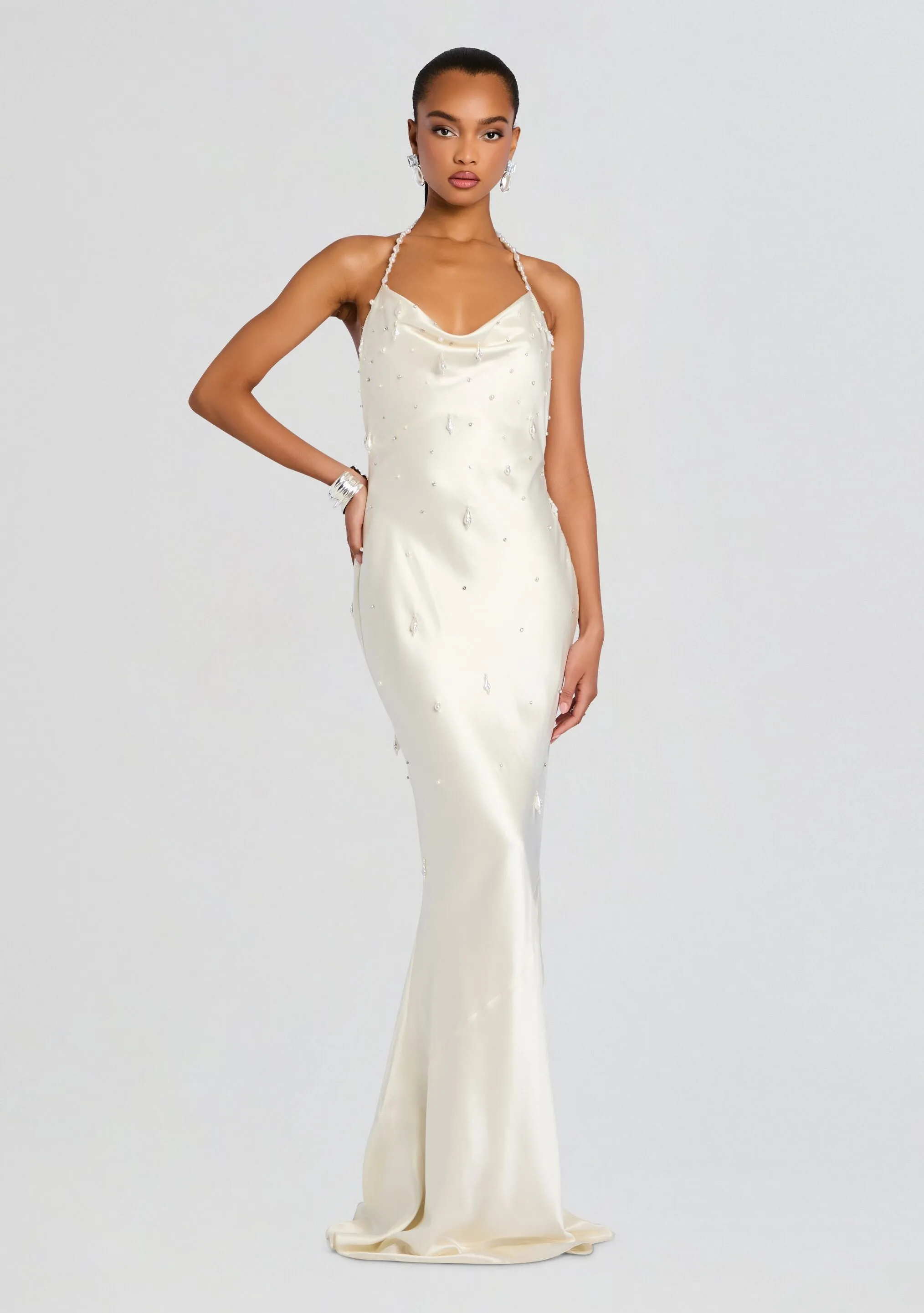 Tuva Embellished Dress sold by Retrofete