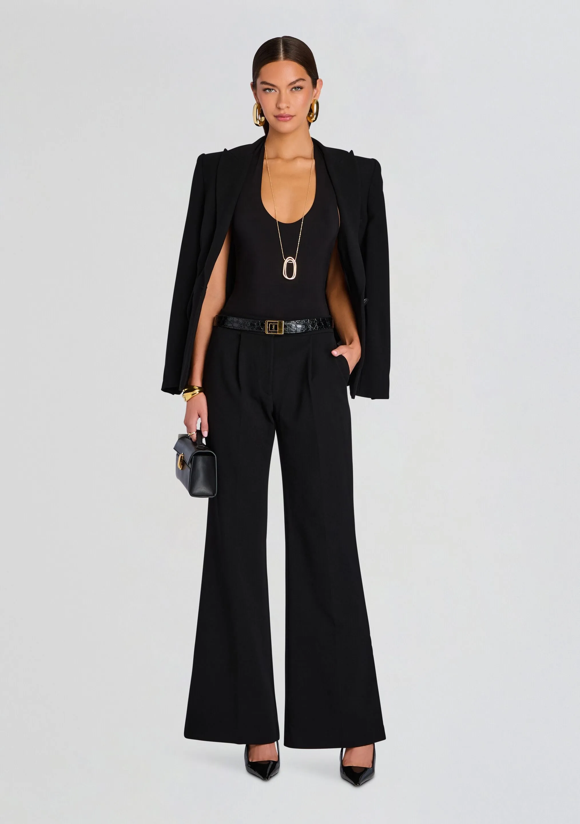 Pin Tuck Palazzo Pant sold by Retrofete product image thumbnail 5