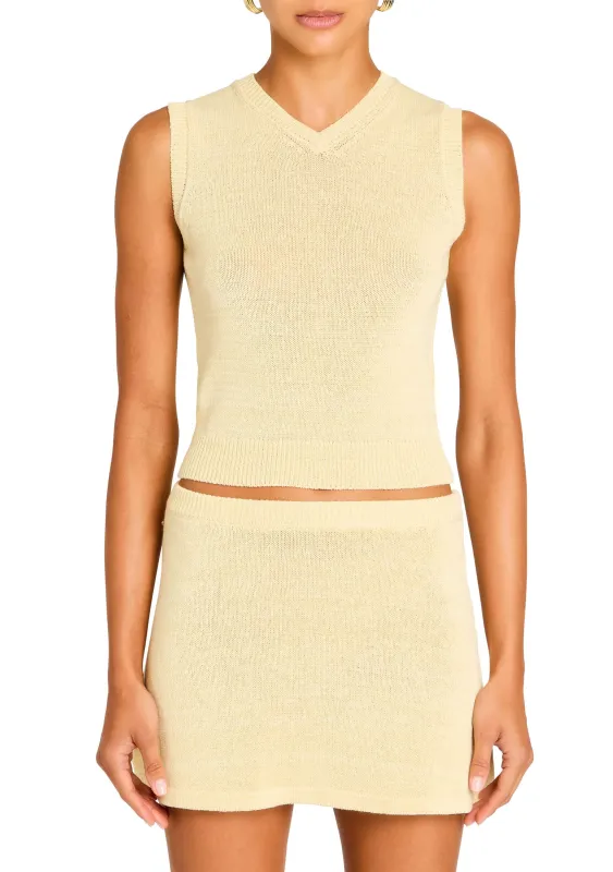 Bebe Knit Vest Top sold by Retrofete