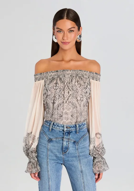 Chavi Off The Shoulder Top sold by Retrofete