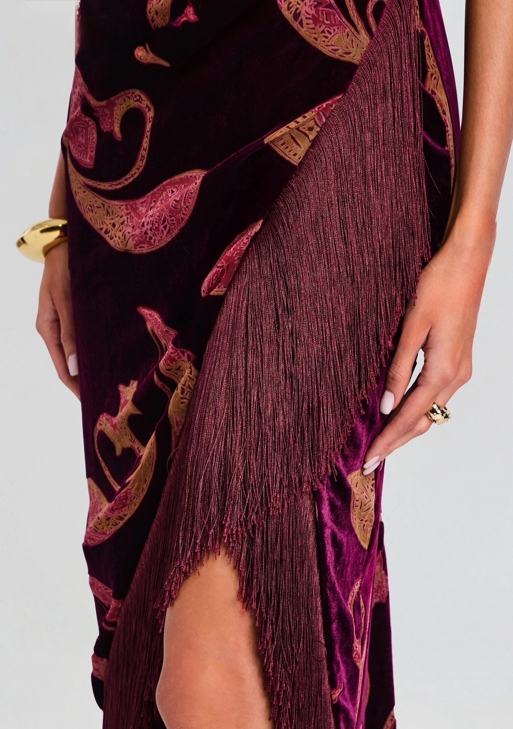 Iridessa Velvet Dress sold by Retrofete product image thumbnail 2