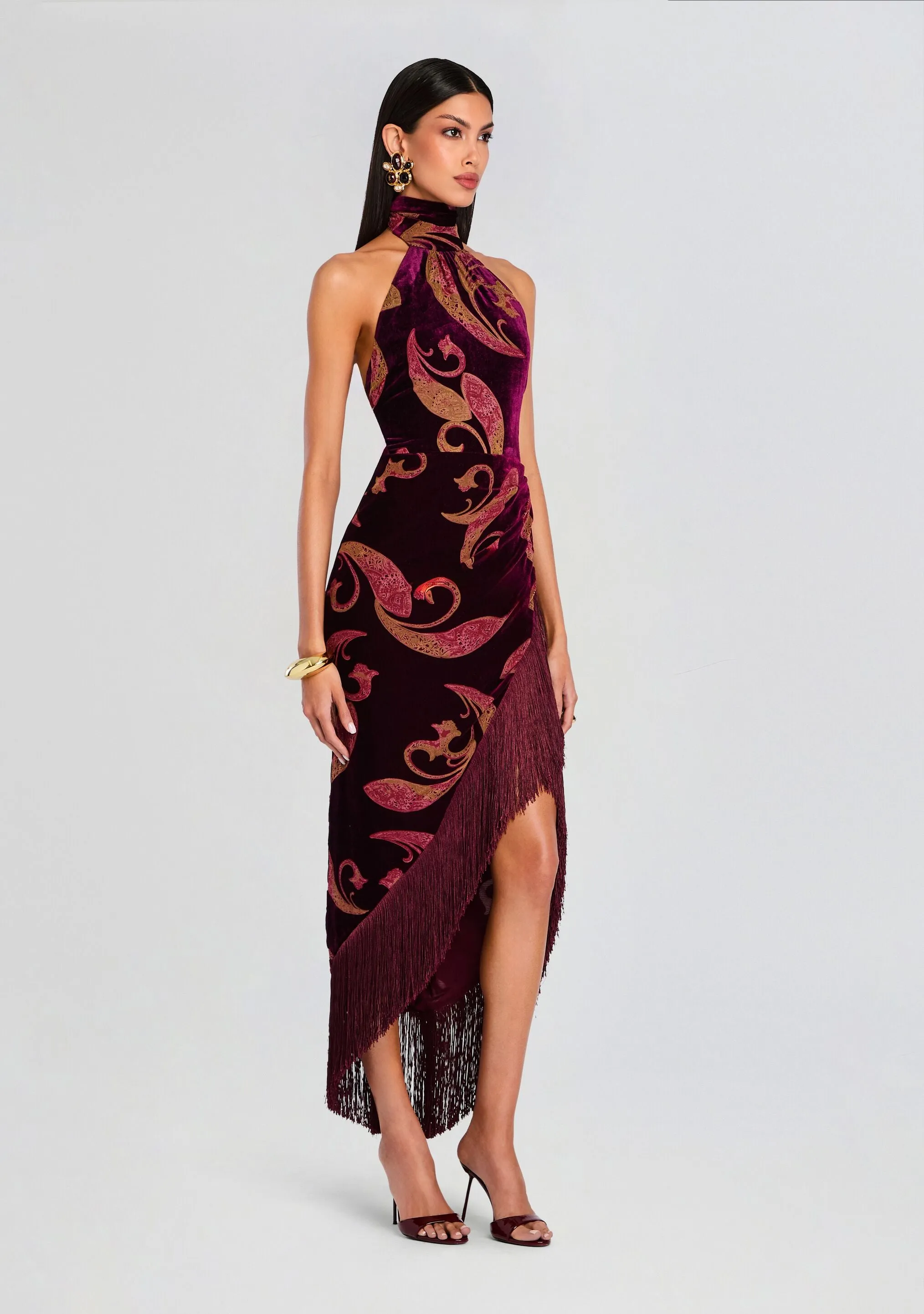 Iridessa Velvet Dress sold by Retrofete product image thumbnail 3