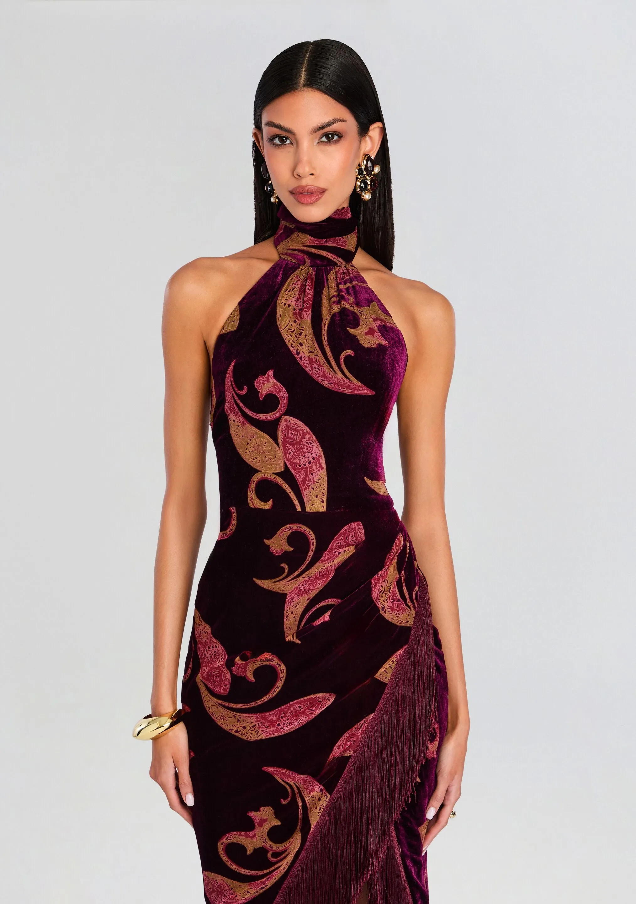 Iridessa Velvet Dress sold by Retrofete product image thumbnail 5