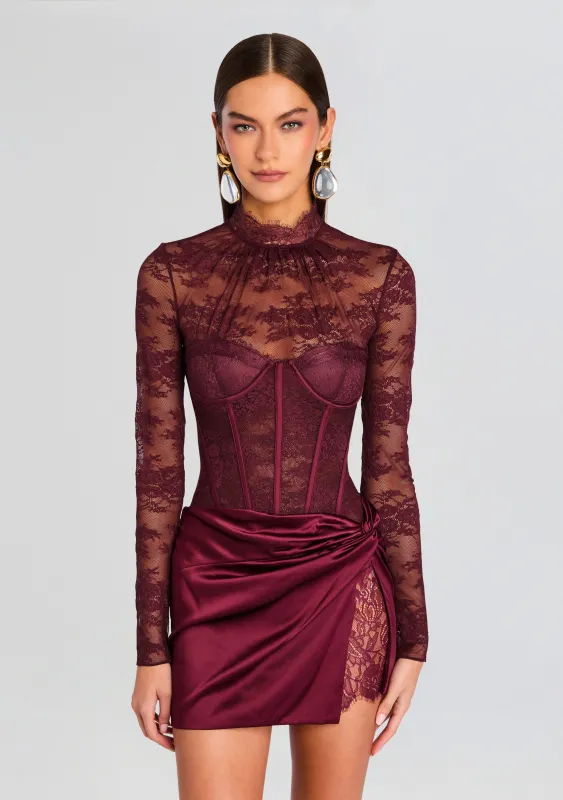 Valentina Lace Bodysuit sold by Retrofete