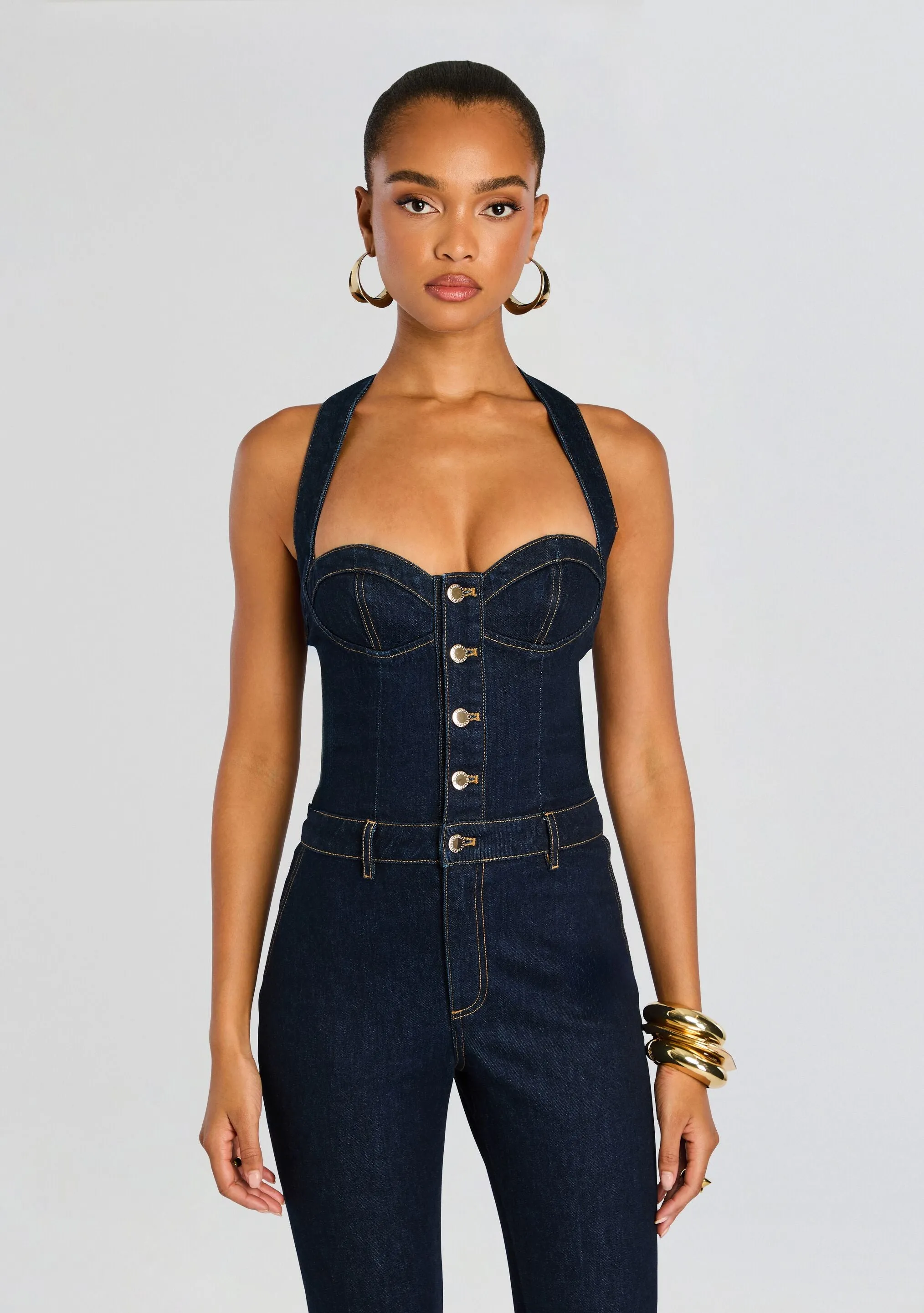 Irma Denim Jumpsuit sold by Retrofete product image thumbnail 5