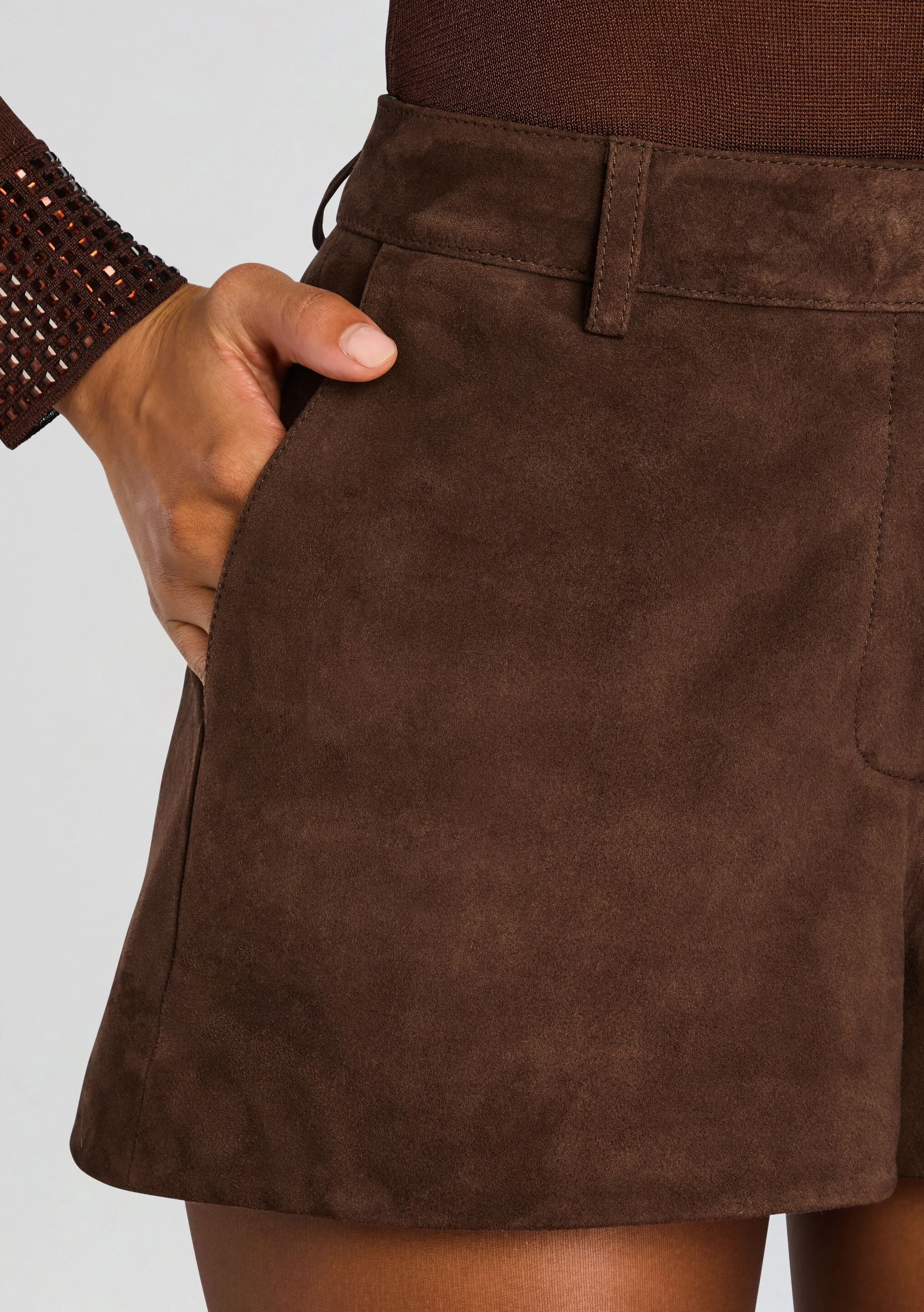 Naya Suede Leather Short sold by Retrofete product image thumbnail 2