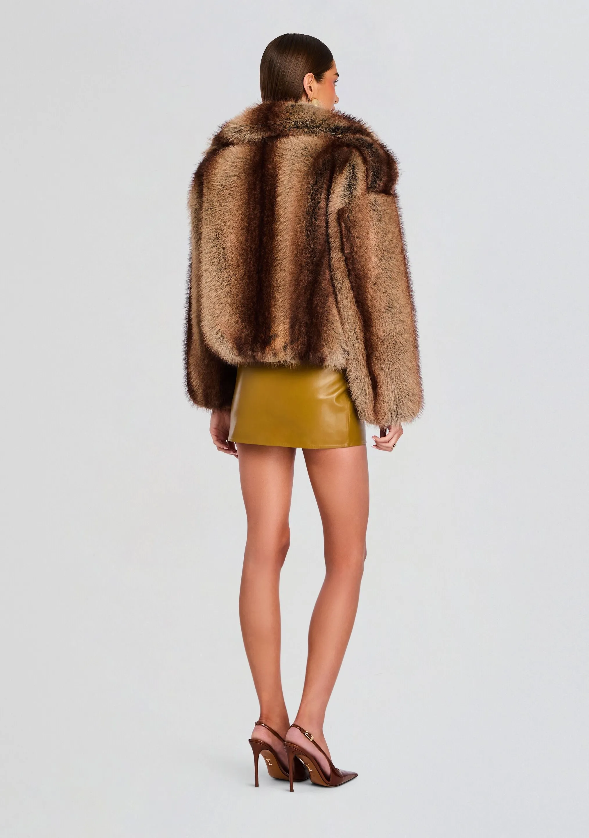 Segrid Faux Fur Bomber sold by Retrofete product image thumbnail 4