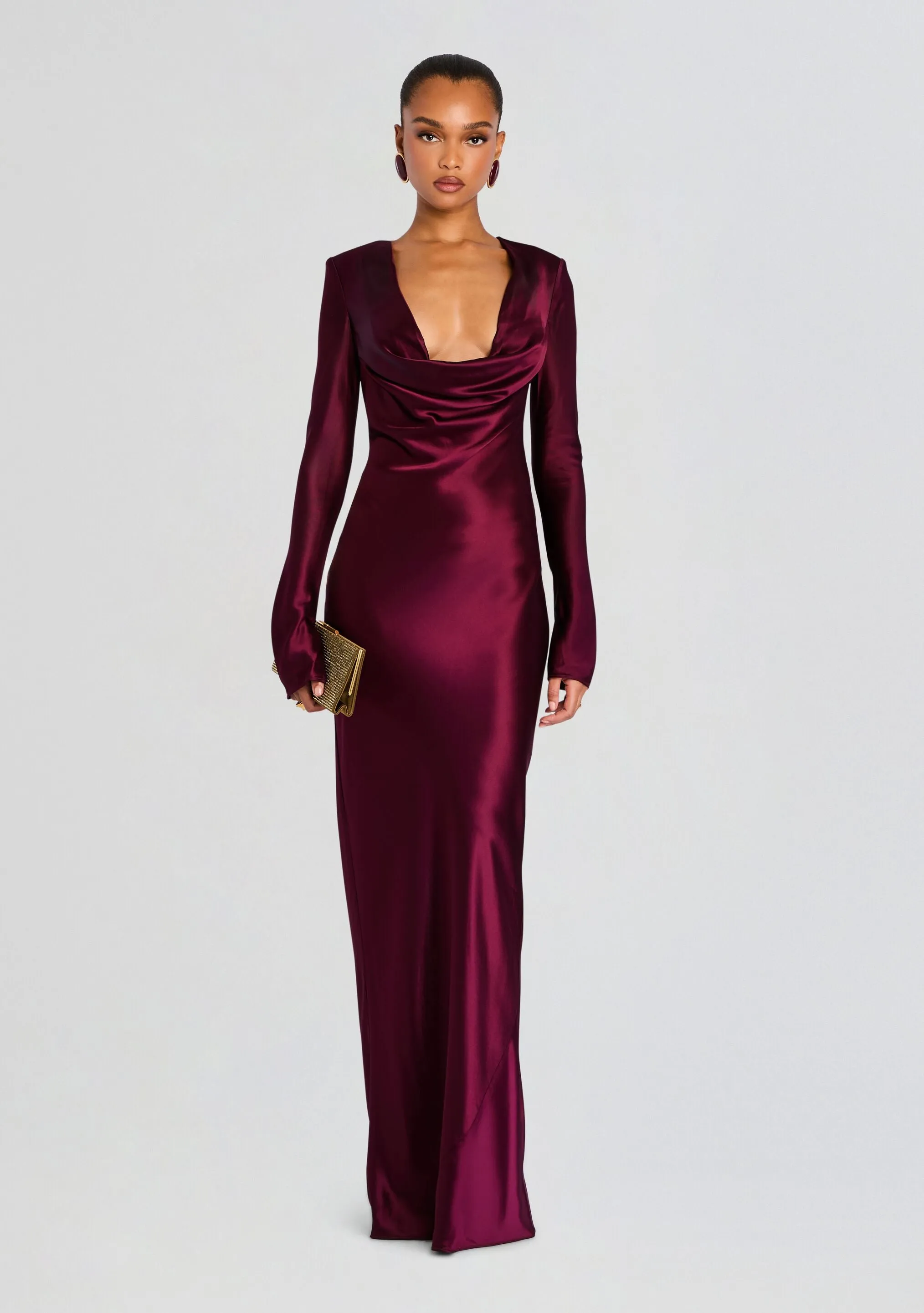 Anna Cowl Evening Dress sold by Retrofete product image thumbnail 5