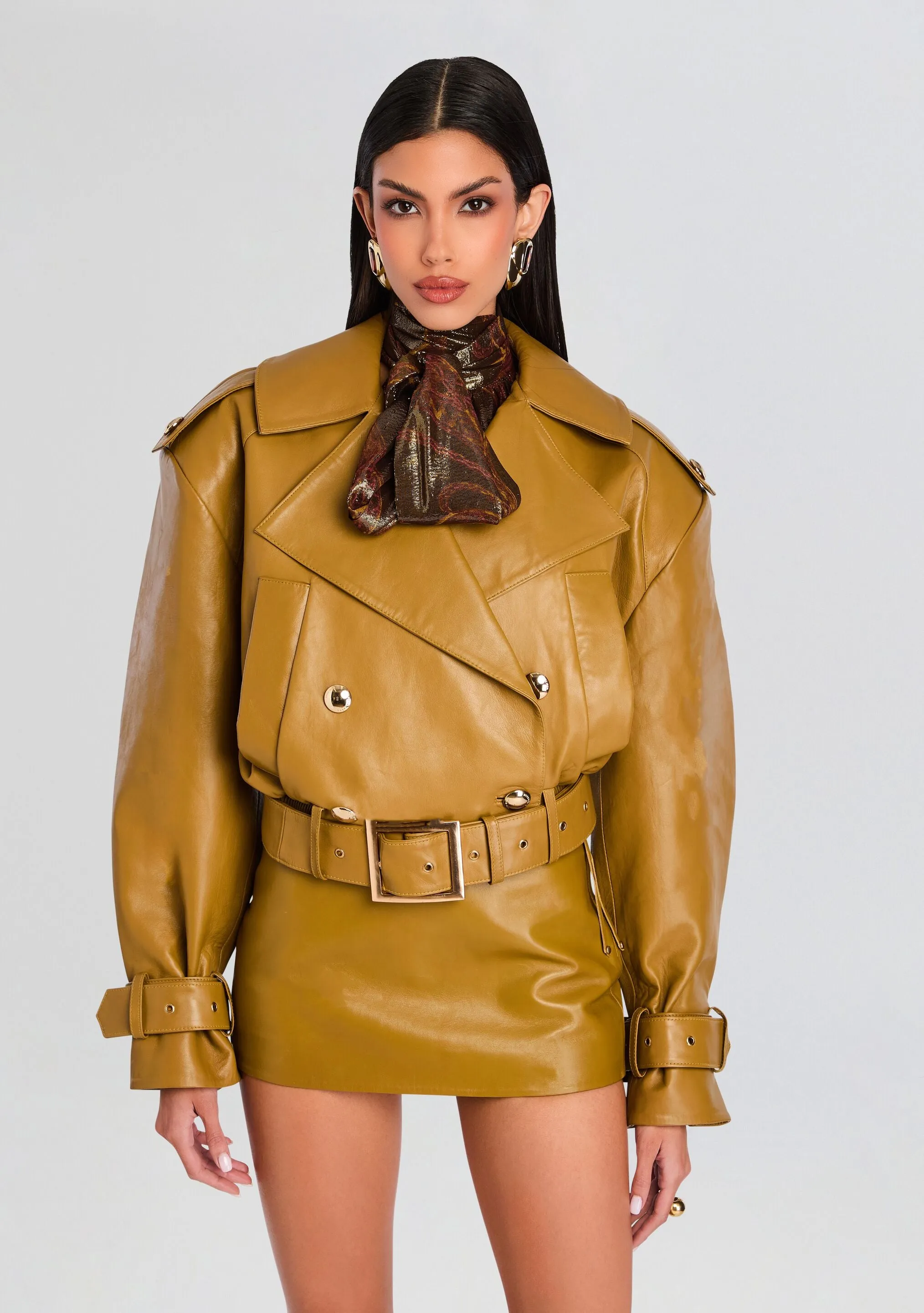 Malene Leather Jacket sold by Retrofete