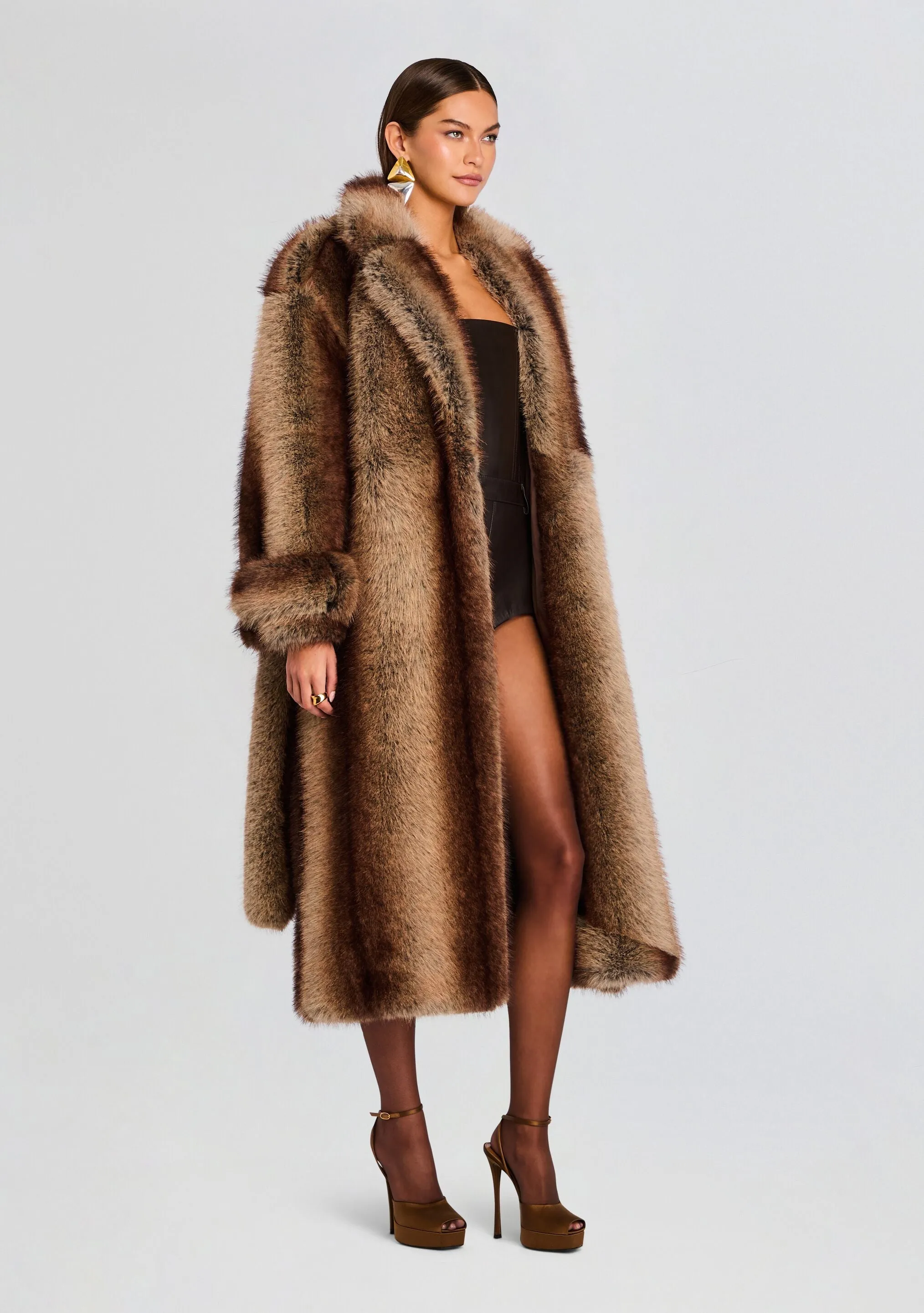 Shantel Faux Fur Coat sold by Retrofete product image thumbnail 3