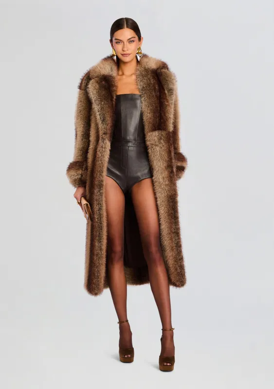 Shantel Faux Fur Coat sold by Retrofete
