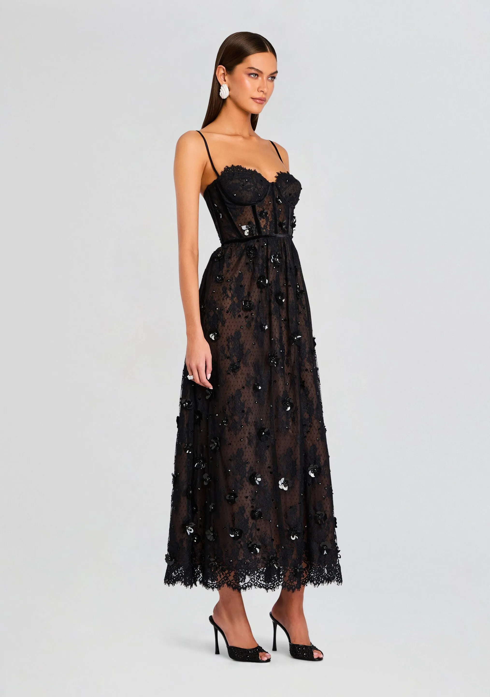 Noema Embellished Lace Dress sold by Retrofete product image thumbnail 3