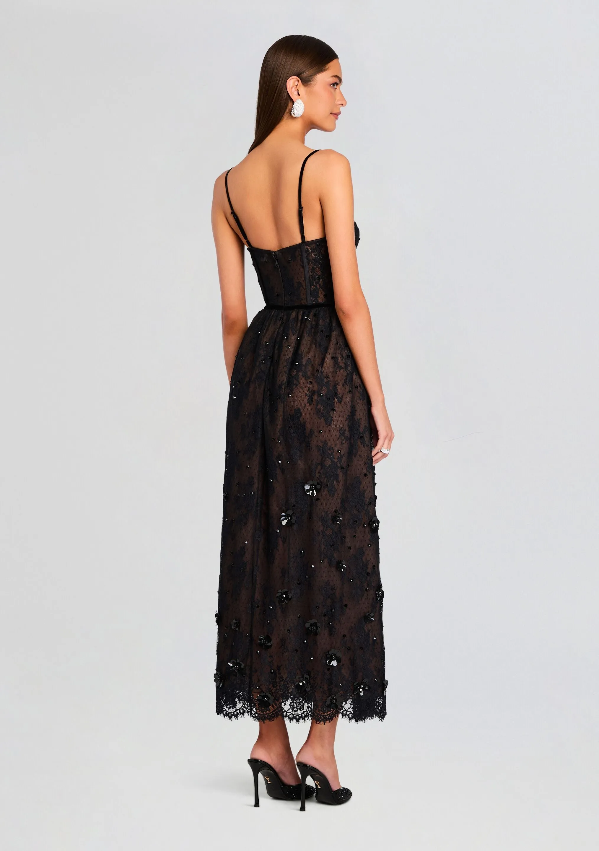 Noema Embellished Lace Dress sold by Retrofete product image thumbnail 4