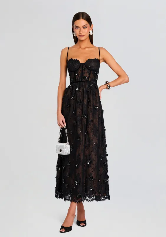 Noema Embellished Lace Dress sold by Retrofete