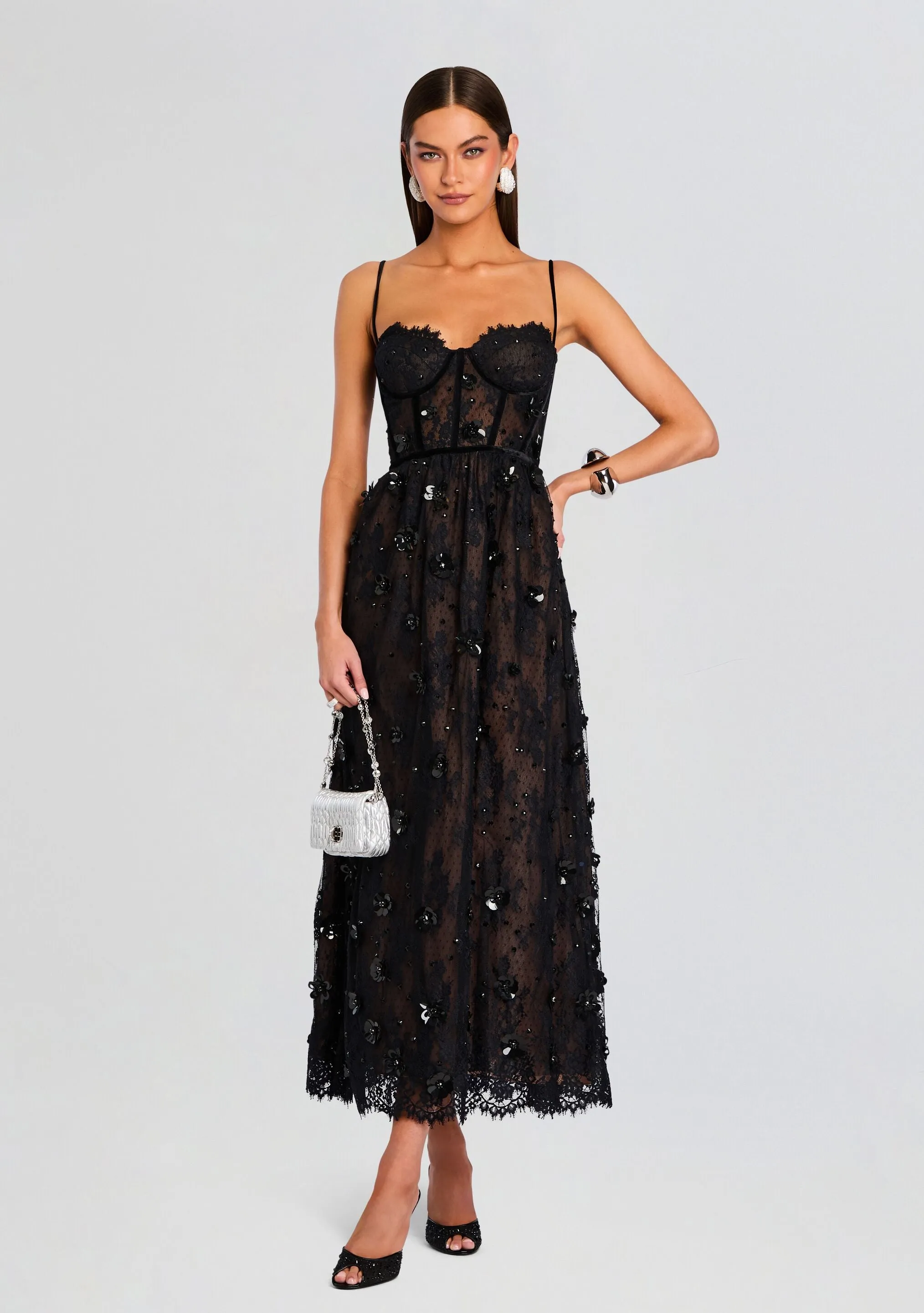 Noema Embellished Lace Dress sold by Retrofete