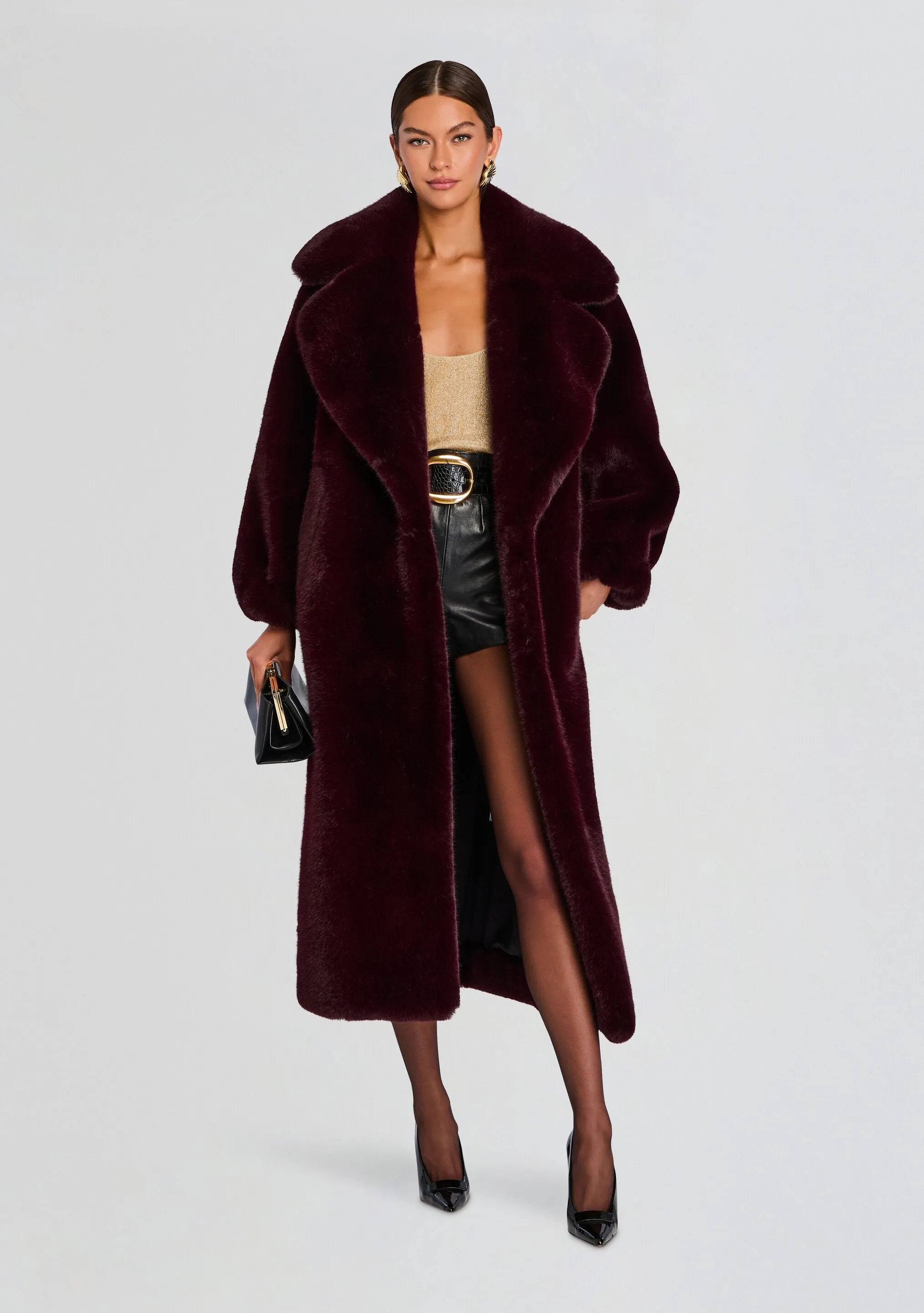 Dasha Faux Fur Jacket sold by Retrofete