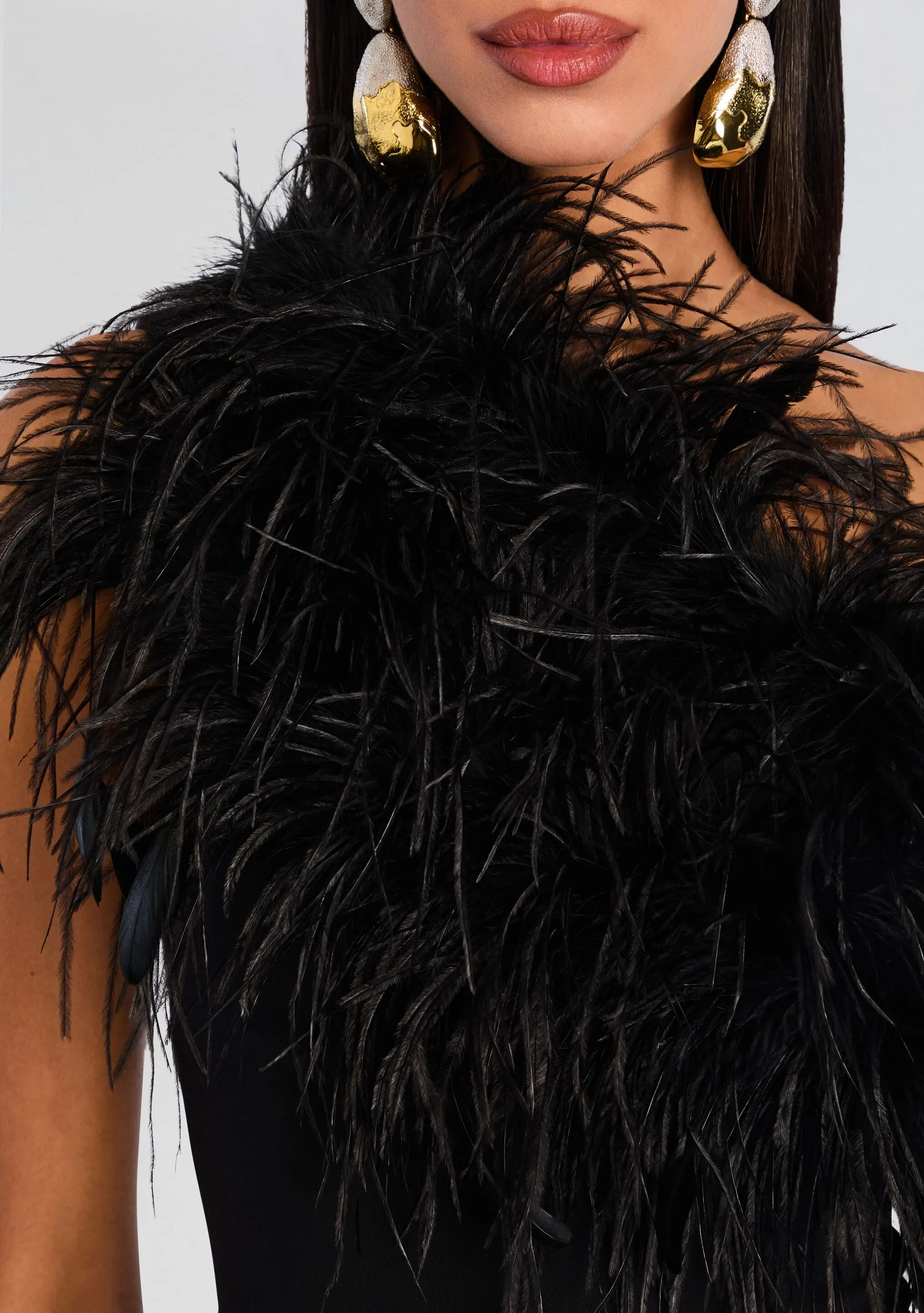 Blair Feather Gown sold by Retrofete product image thumbnail 2