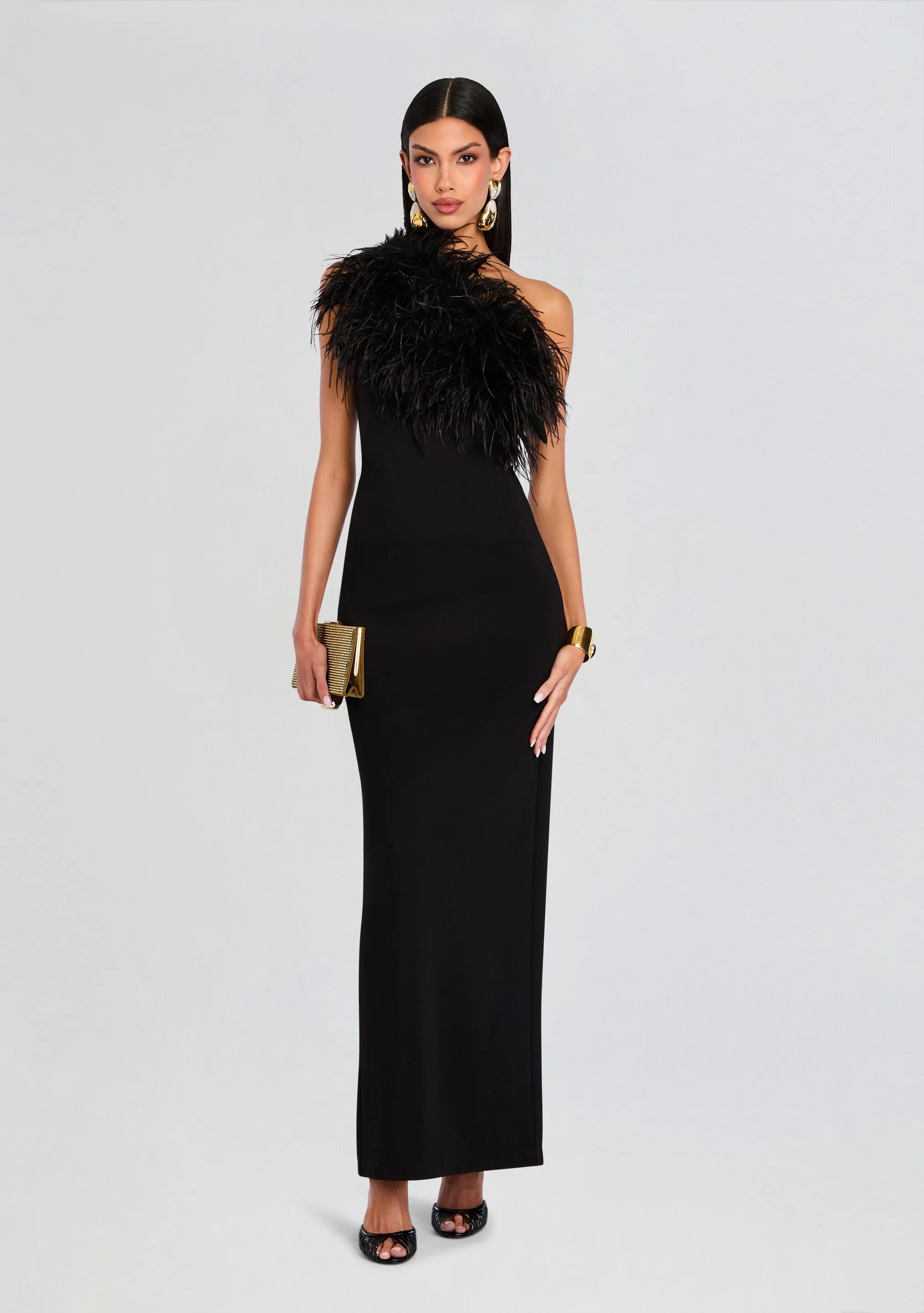 Blair Feather Gown sold by Retrofete product image thumbnail 5