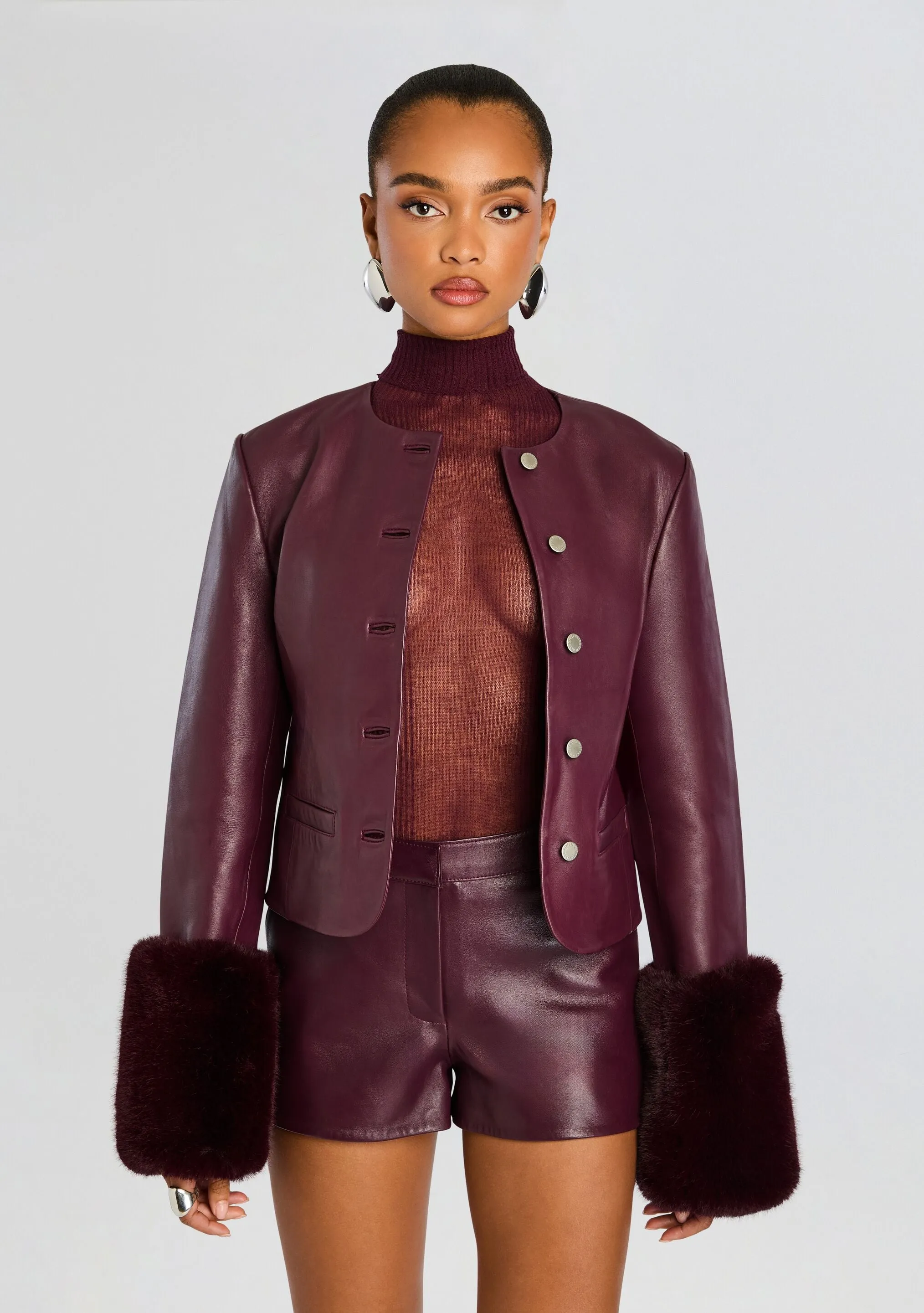 Talvi Leather Jacket sold by Retrofete