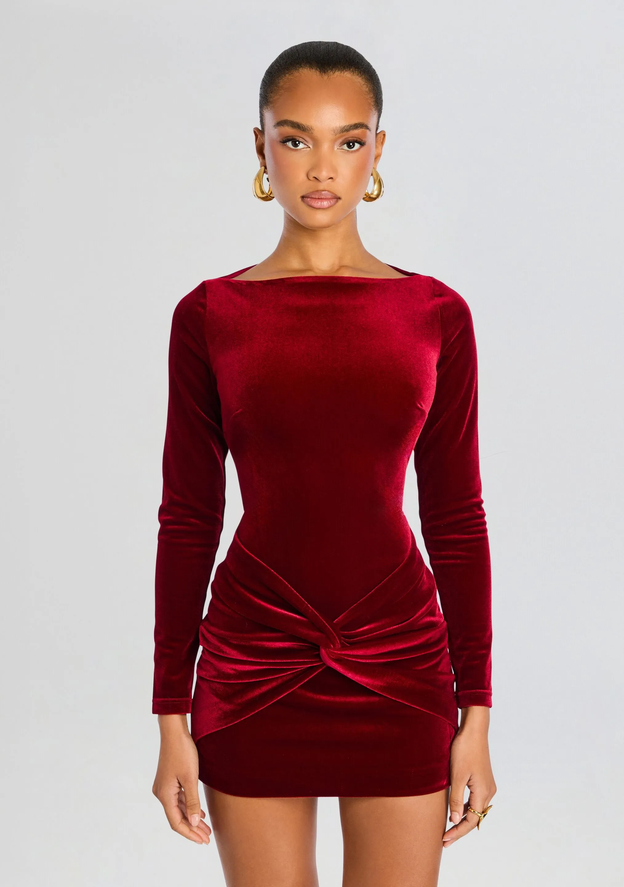 Kadala Velvet Dress sold by Retrofete product image thumbnail 5