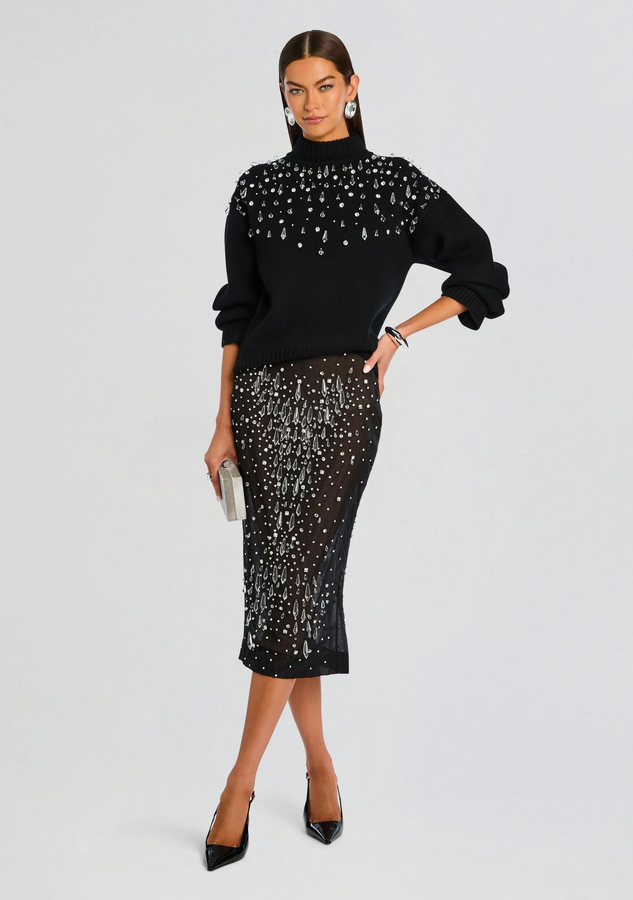 Isabel Embellished Skirt sold by Retrofete product image thumbnail 5