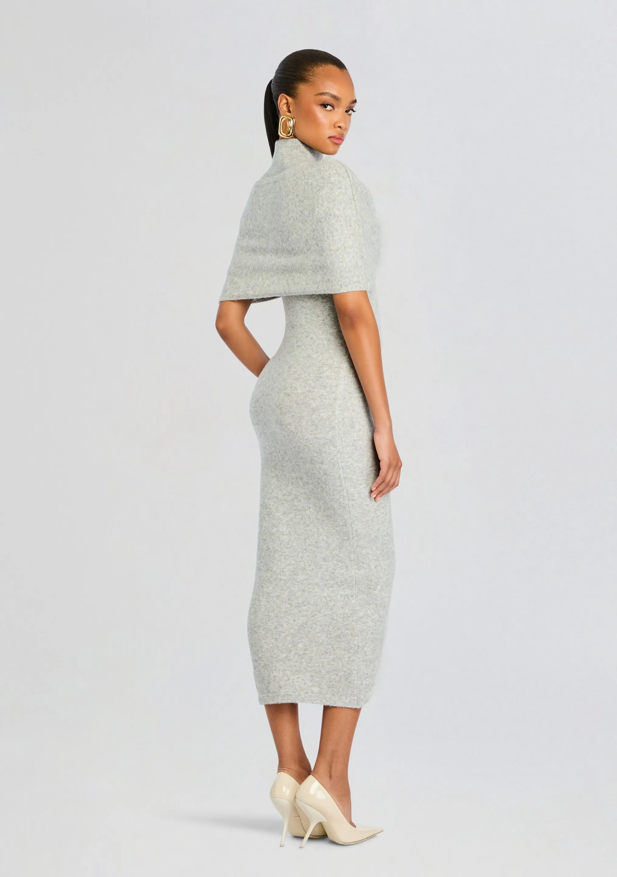 Wisteria Knit Midi Dress sold by Retrofete product image thumbnail 4