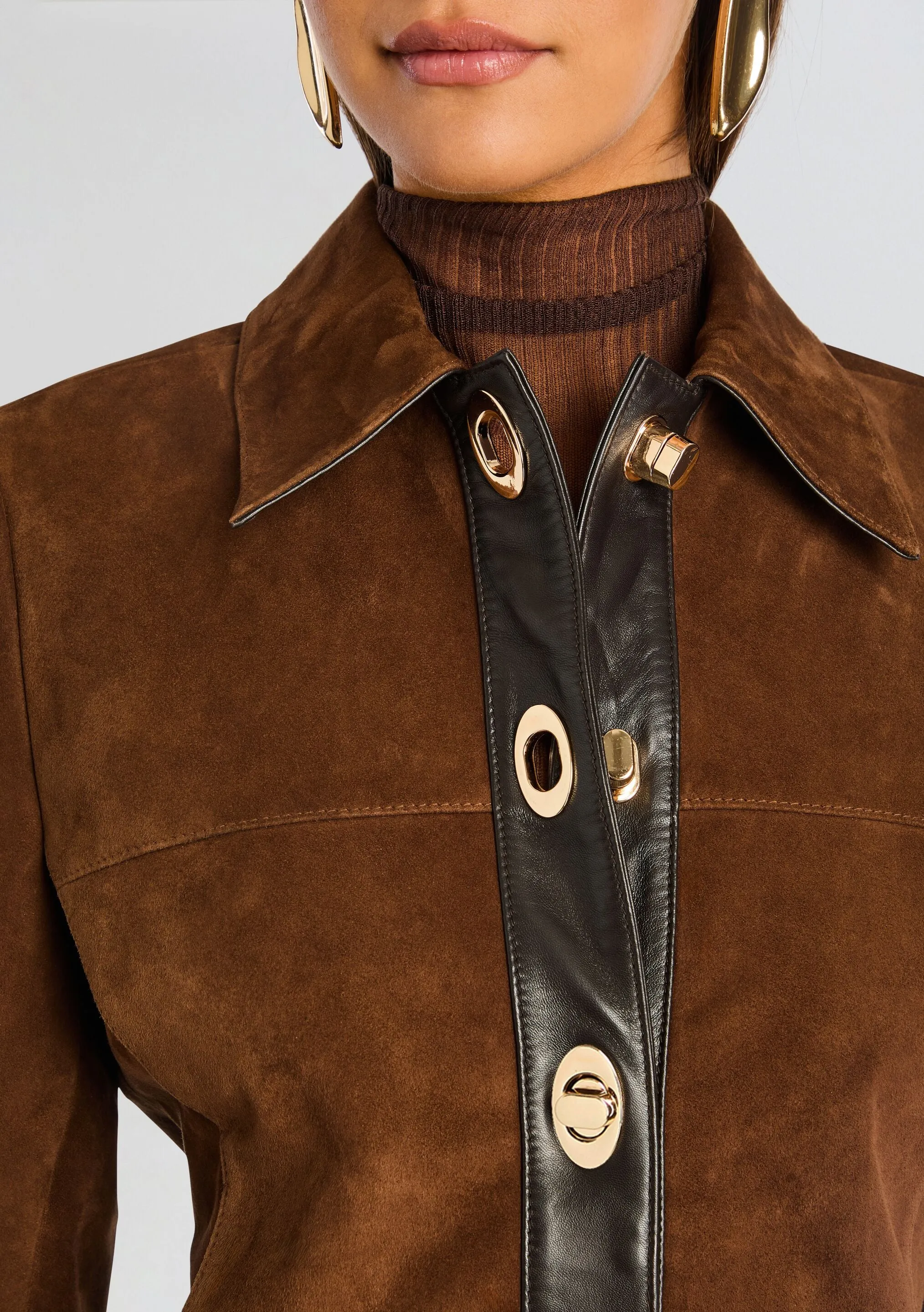 Nanna Suede Leather Jacket sold by Retrofete product image thumbnail 2