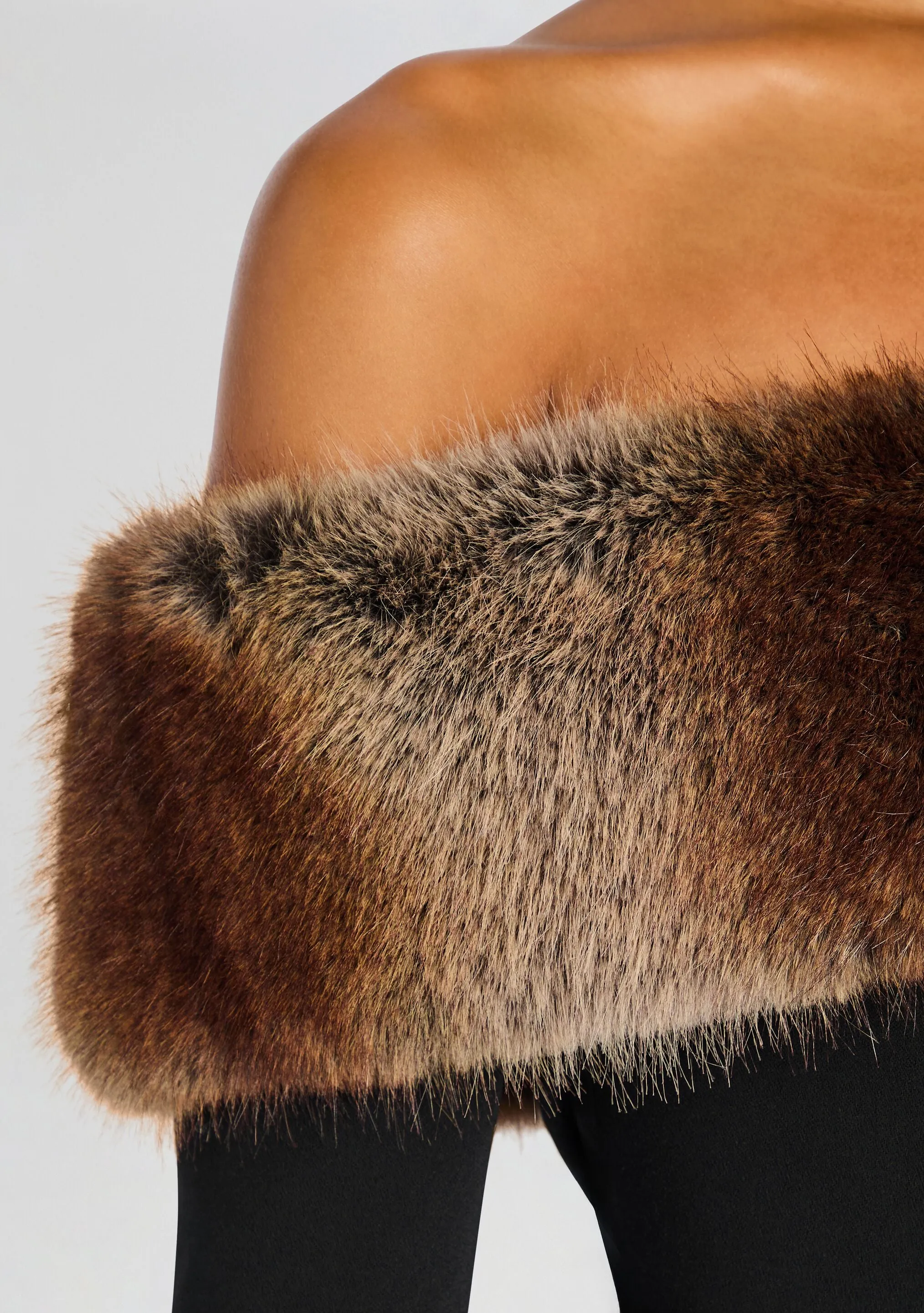 Elspeth Faux Fur Dress sold by Retrofete product image thumbnail 2