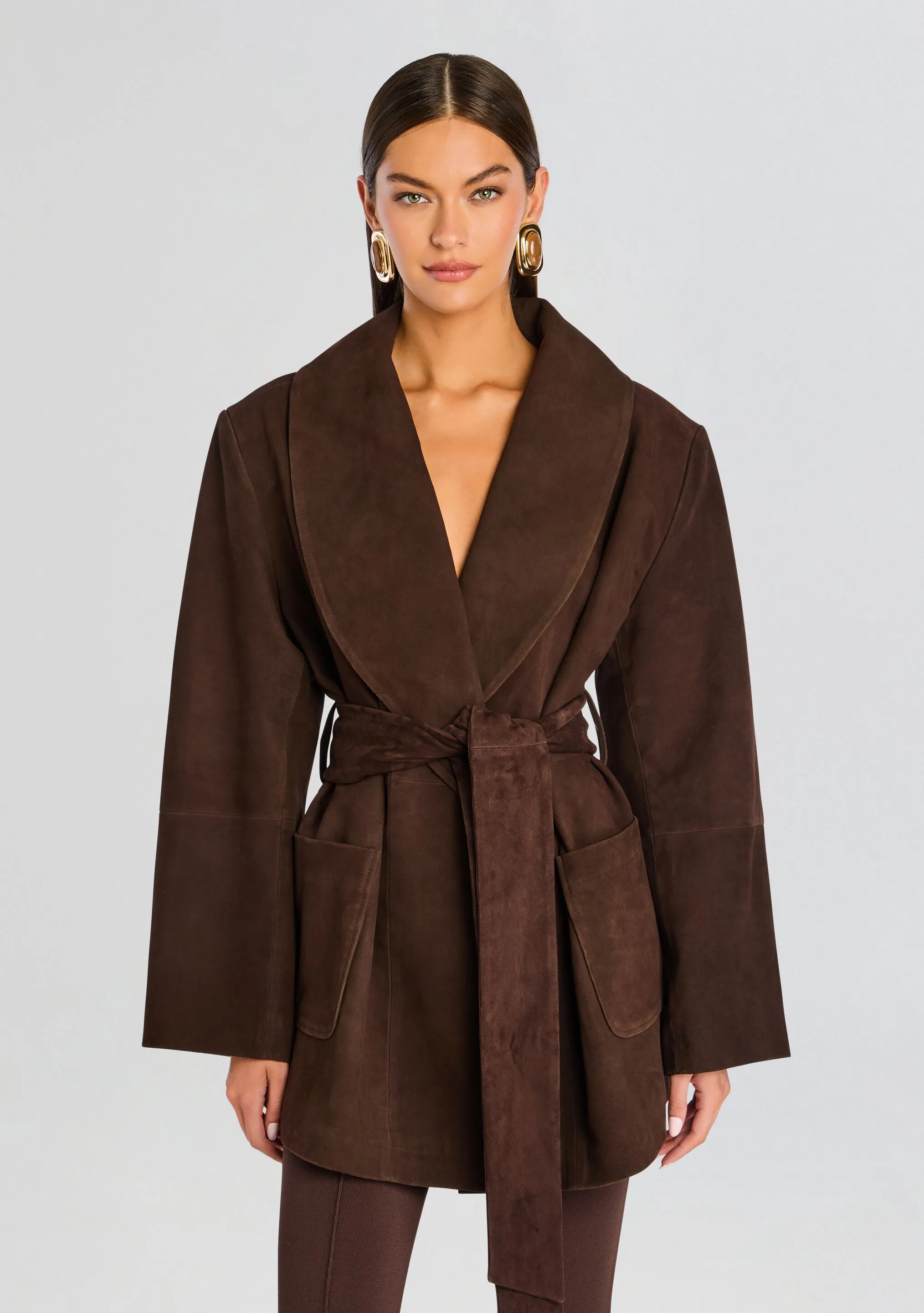 Chandra Suede Jacket sold by Retrofete