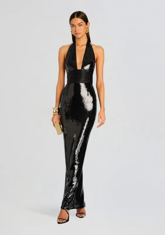 Kelsie Sequin Dress sold by Retrofete