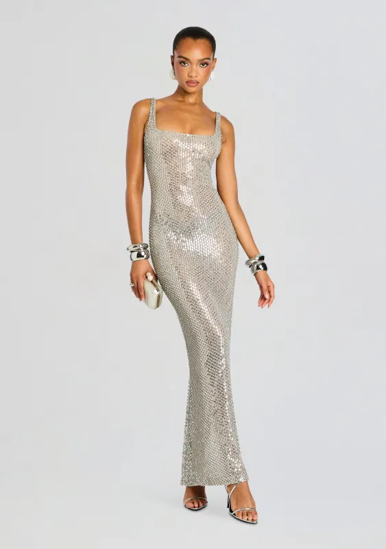 Xiomara Sequin Dress sold by Retrofete