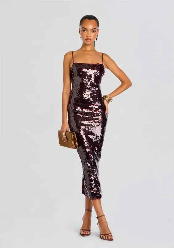 Alana Sequin Dress sold by Retrofete