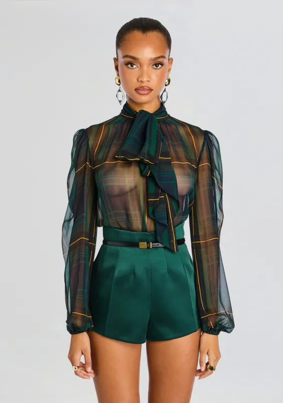 Rhianna Silk Blouse sold by Retrofete