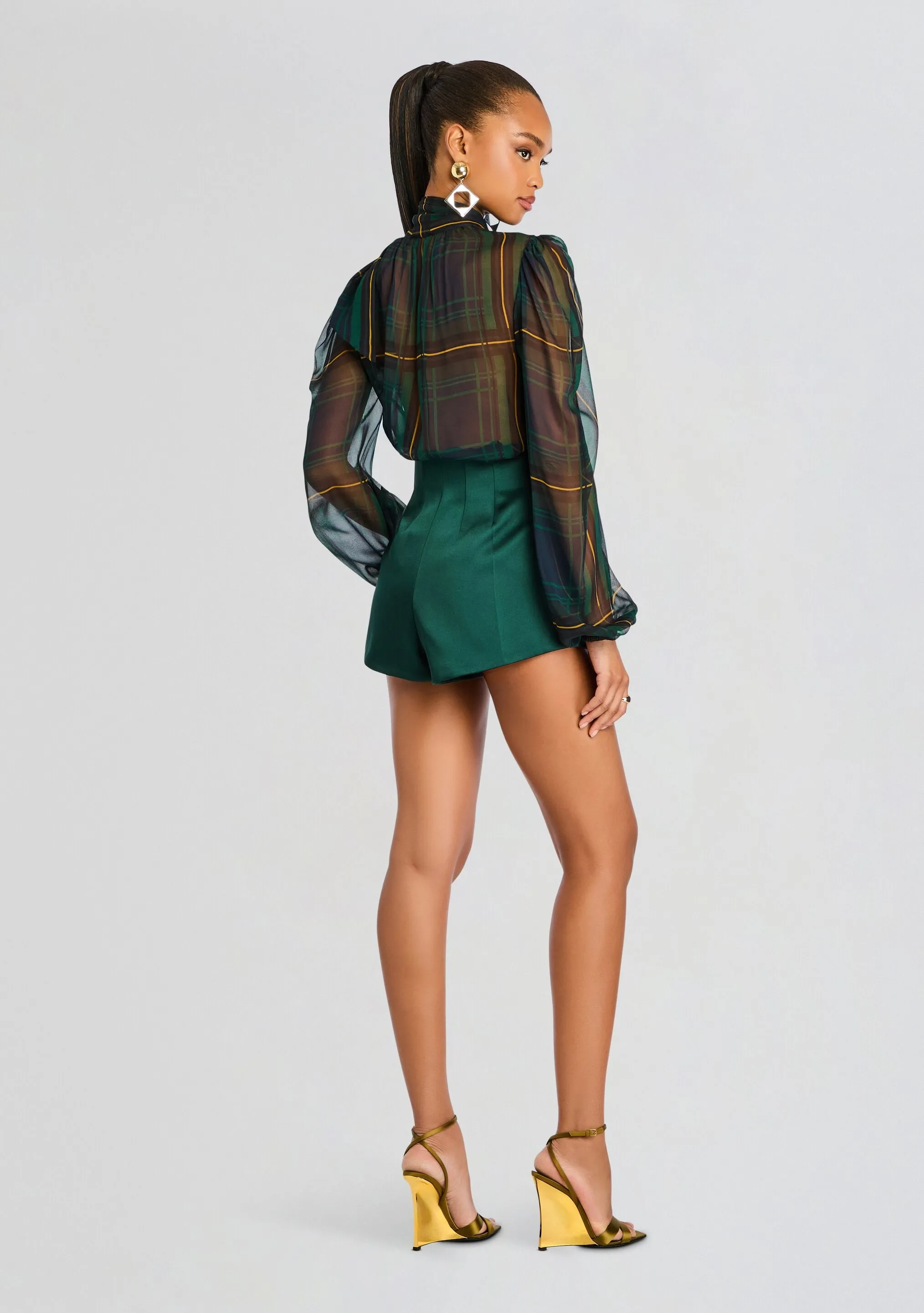 Rhianna Silk Blouse sold by Retrofete product image thumbnail 4