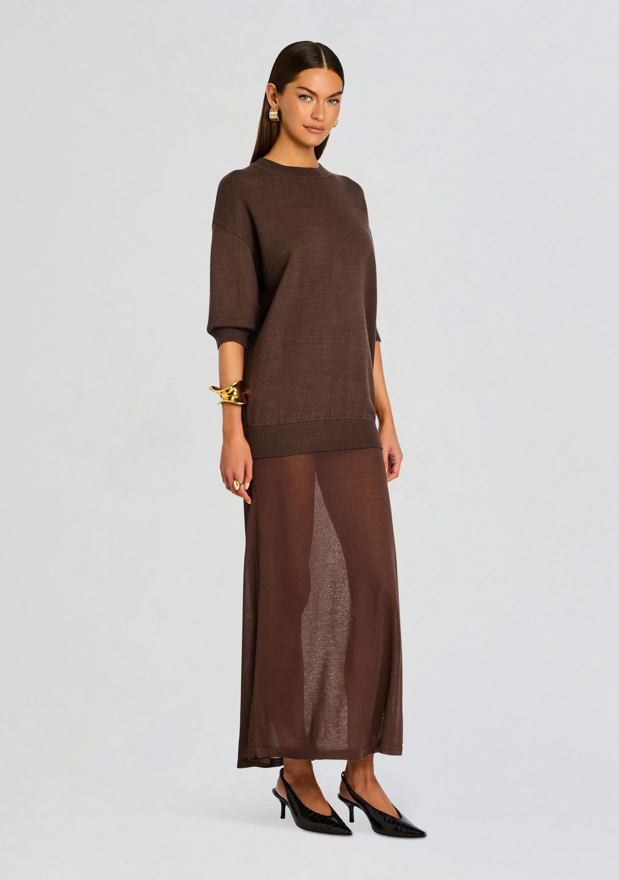 Arwen Knit Maxi Dress sold by Retrofete product image thumbnail 3