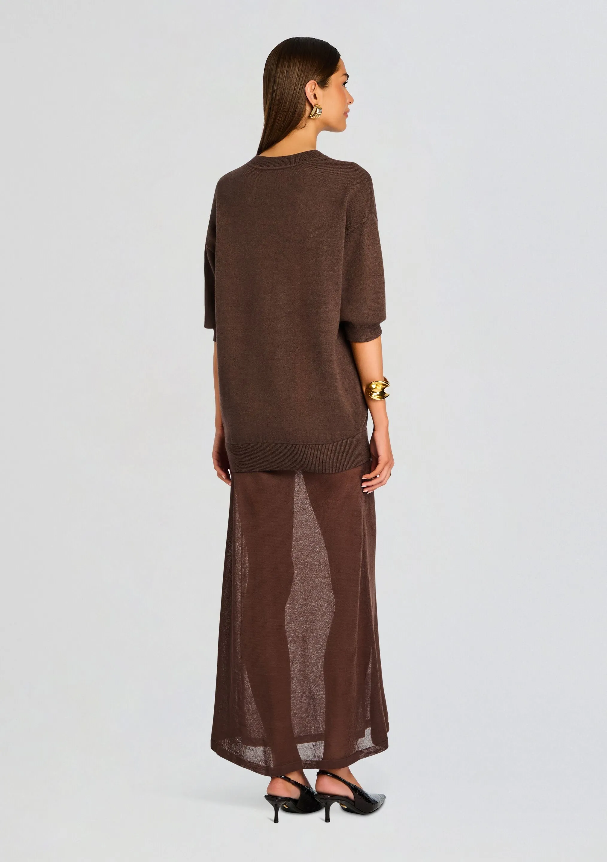 Arwen Knit Maxi Dress sold by Retrofete product image thumbnail 4