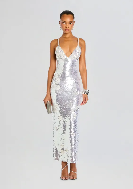 Ines Embroidered Dress sold by Retrofete