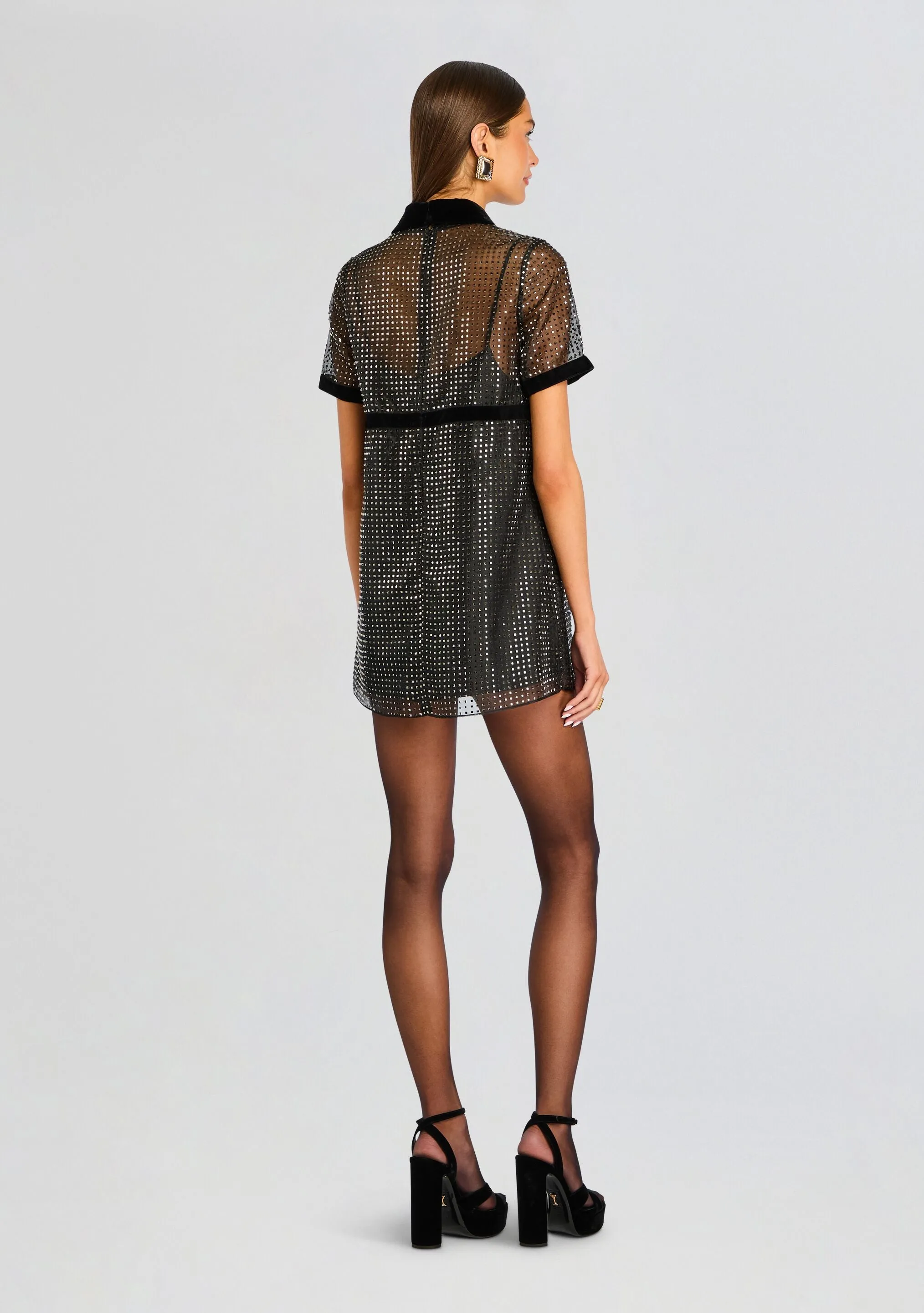 Meryl Embellished Dress sold by Retrofete product image thumbnail 4