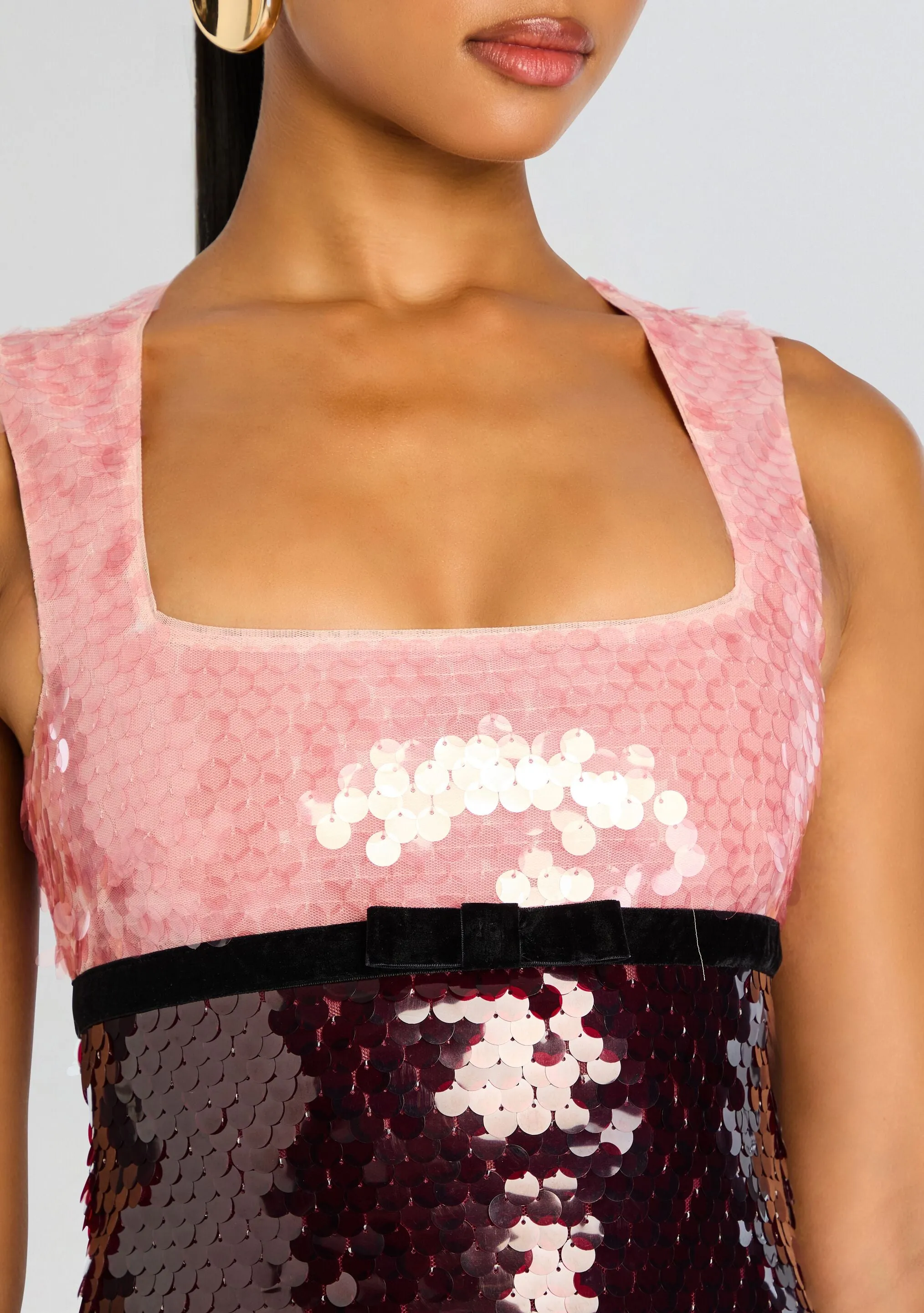 Amethyst Sequin Dress sold by Retrofete product image thumbnail 2