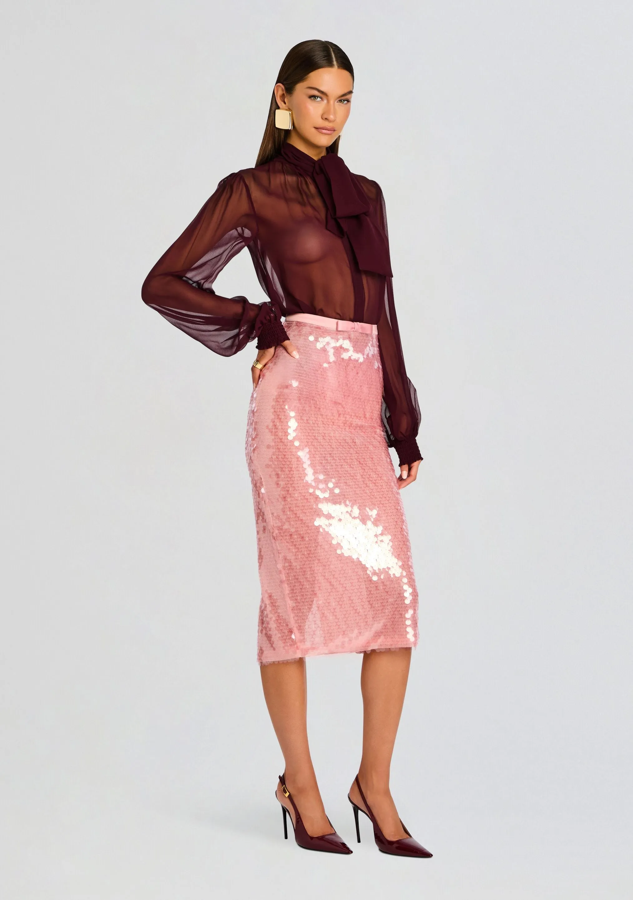Tanith Sequin Skirt sold by Retrofete product image thumbnail 4