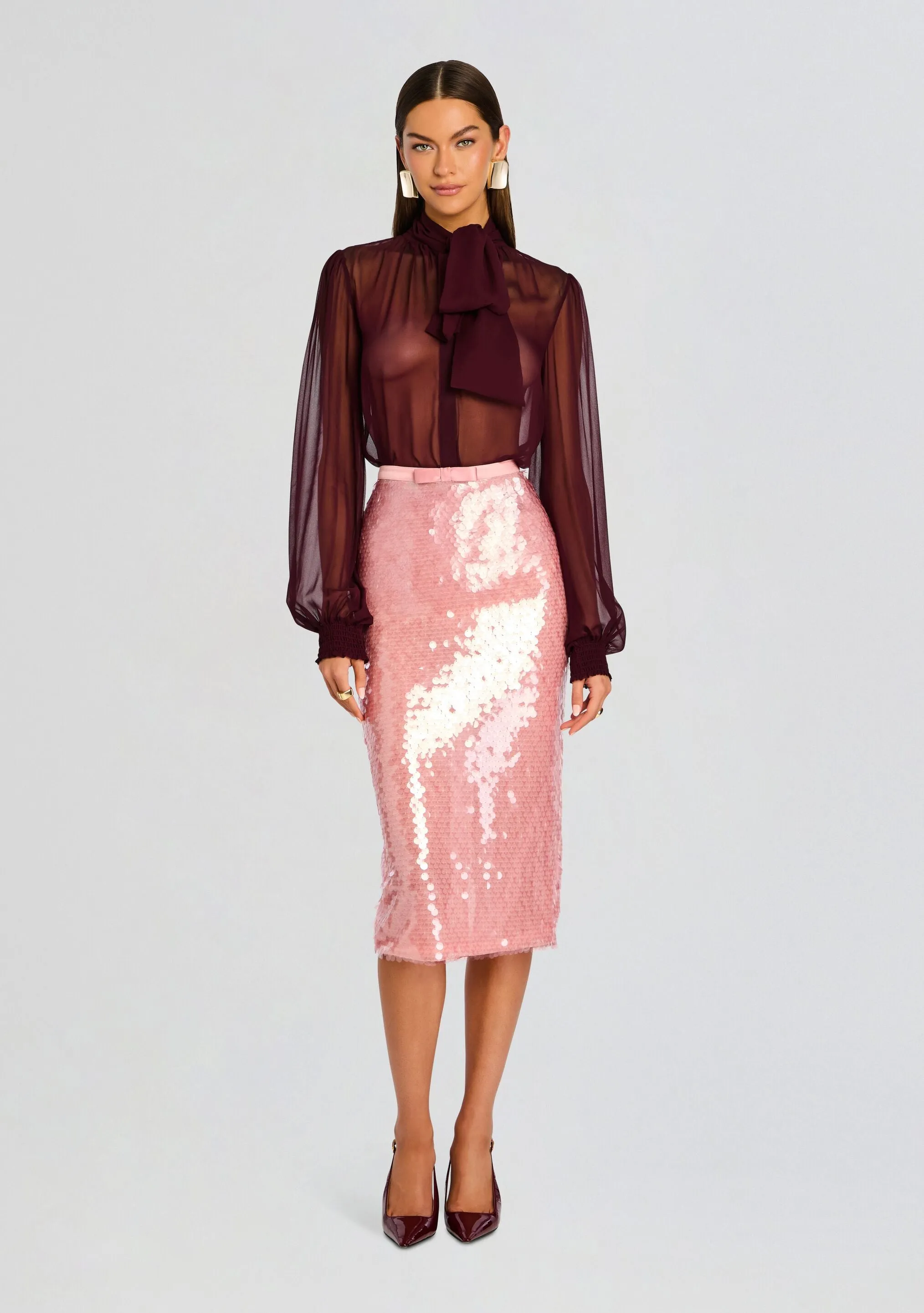 Tanith Sequin Skirt sold by Retrofete product image thumbnail 5