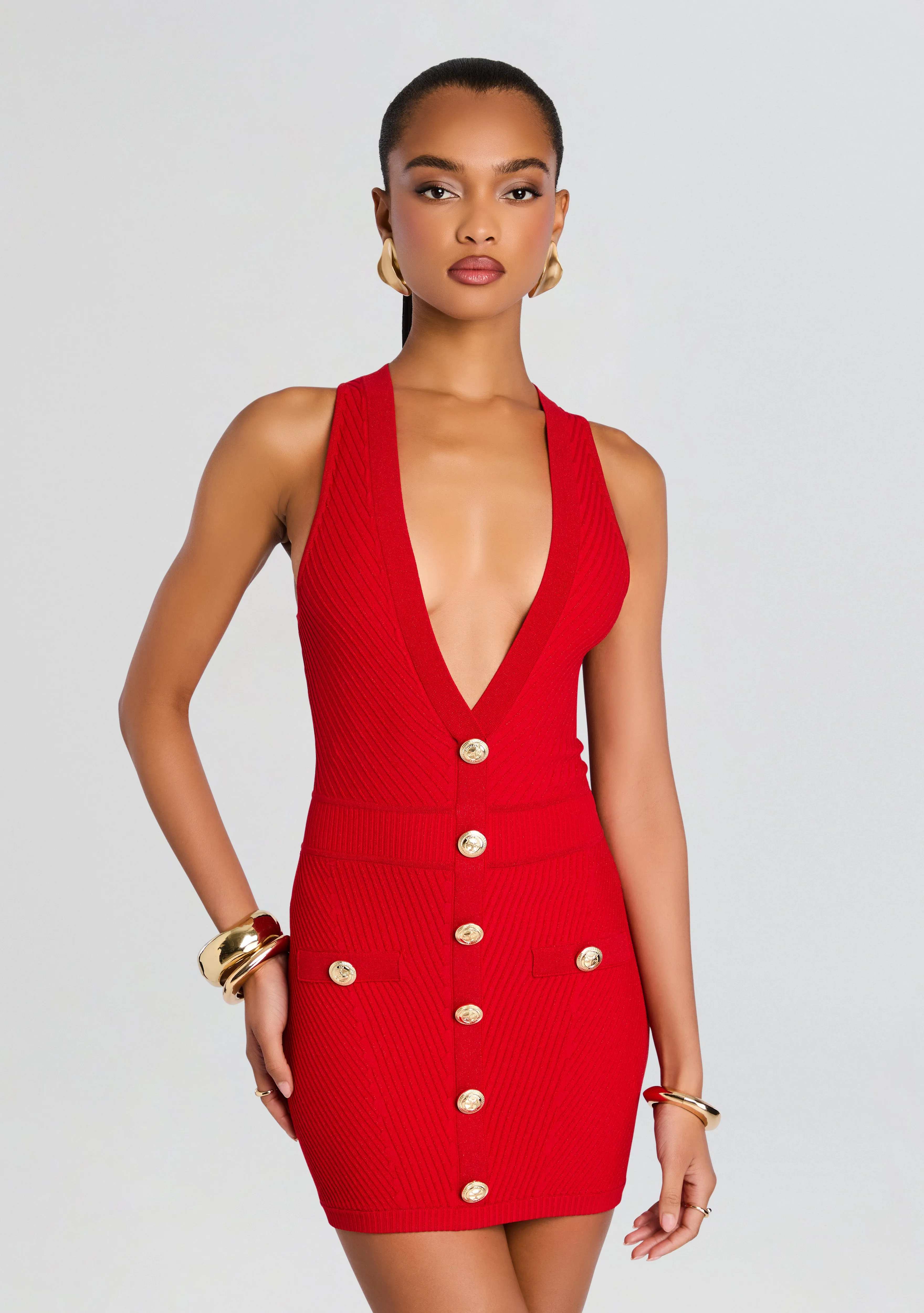 Ellison Rib Knit Dress sold by Retrofete product image thumbnail 5